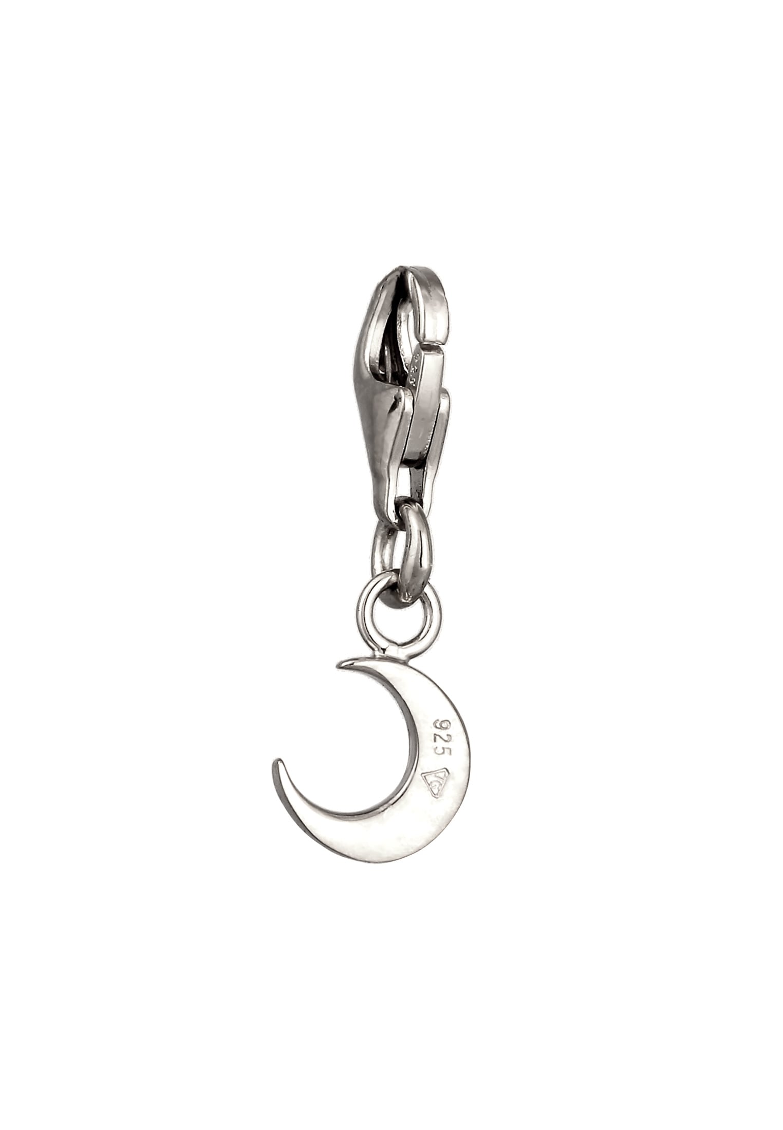 Elli Charm-Einhänger »Charm Anhänger Halbmond 925 Sterling Silber«