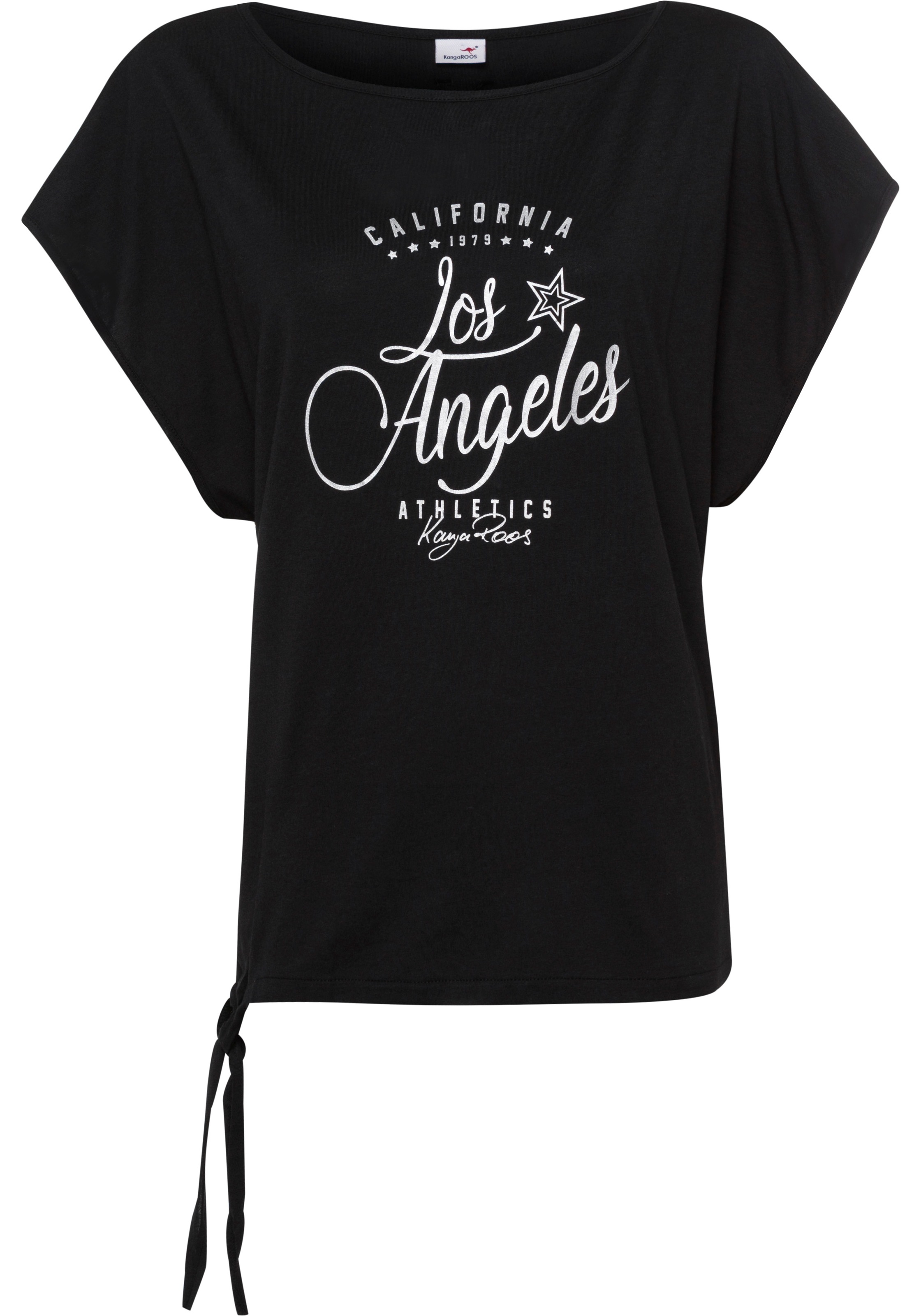KangaROOS Jerseykleid, (2 tlg.), im Set mit oversize Shirt zum Knoten