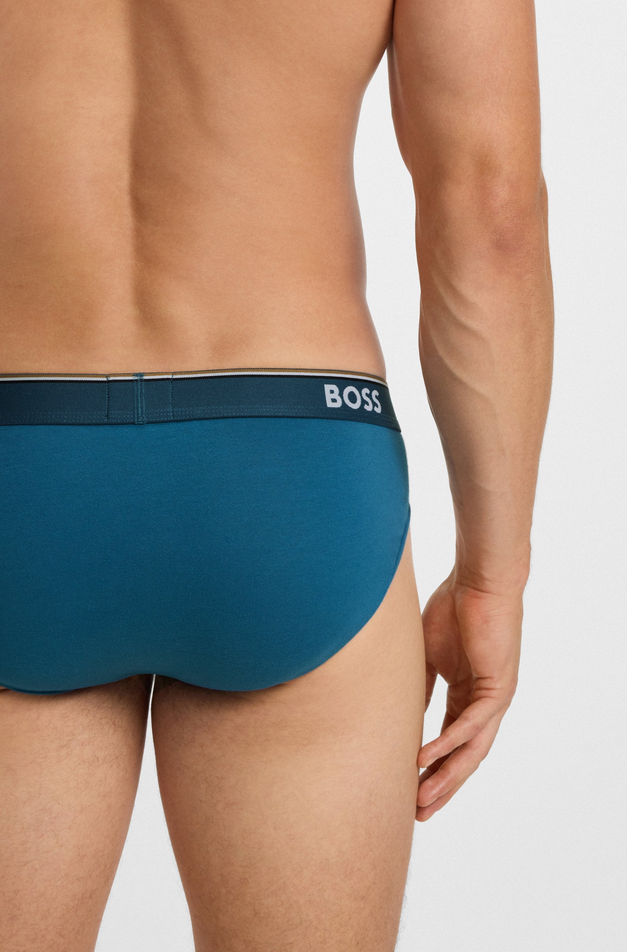 BOSS Slip »Brief 3P Power« Packung, 3 Stk. mit BOSS Schriftzug
