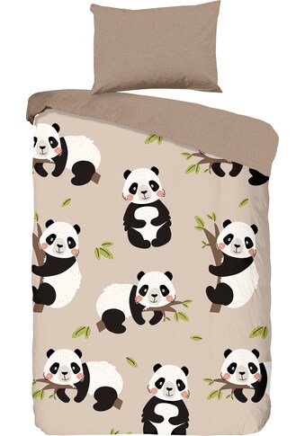 good morning Kinderbettwäsche »Panda«, (2 tlg.), 100% Baumwolle kaufen