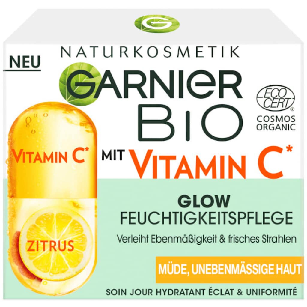 GARNIER Tagescreme »Bio Feuchtigkeitspflege Vitamin C«