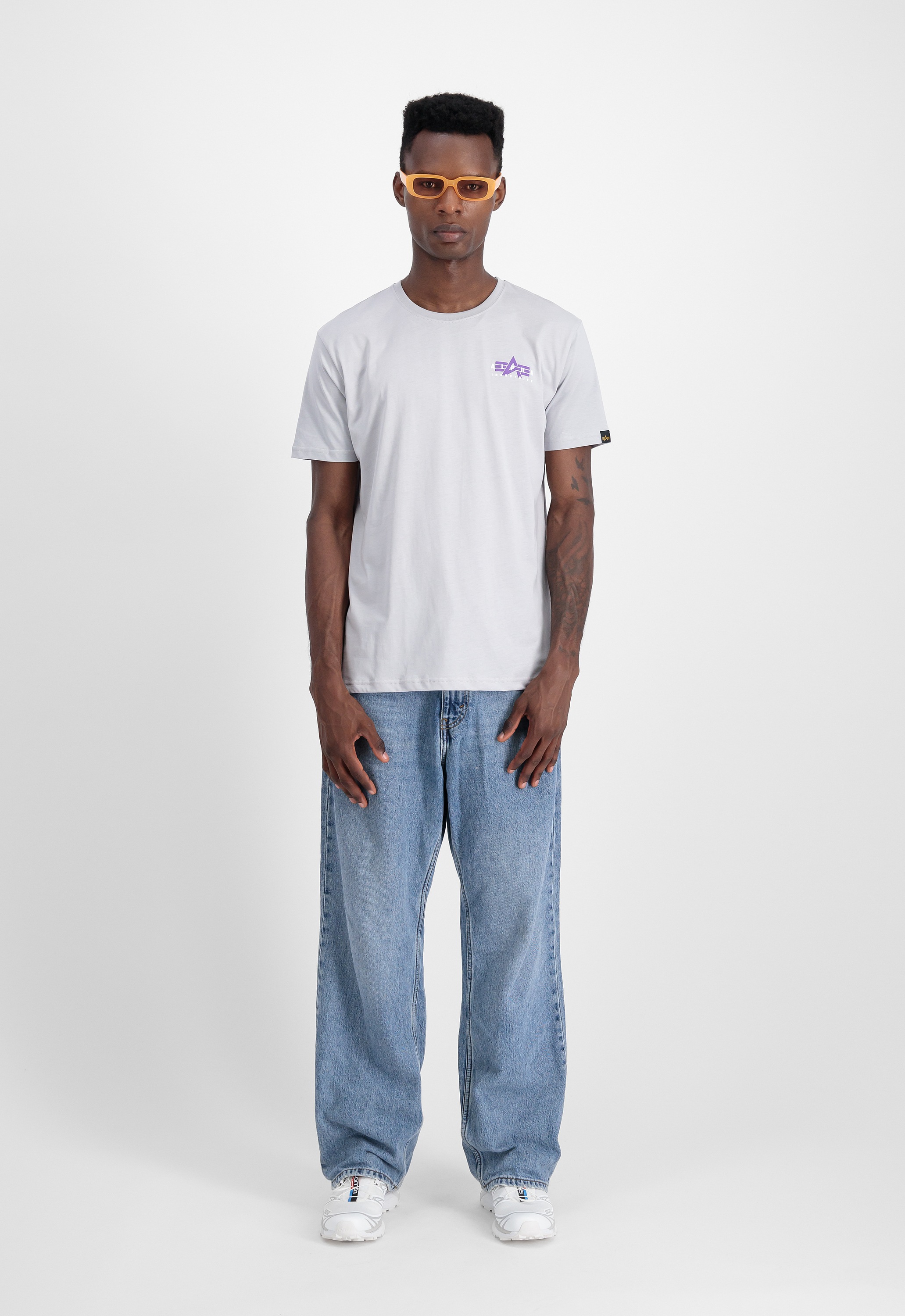 Alpha Industries T-Shirt »Puff Print Logo Backprint T-Shirt T-Shirt«