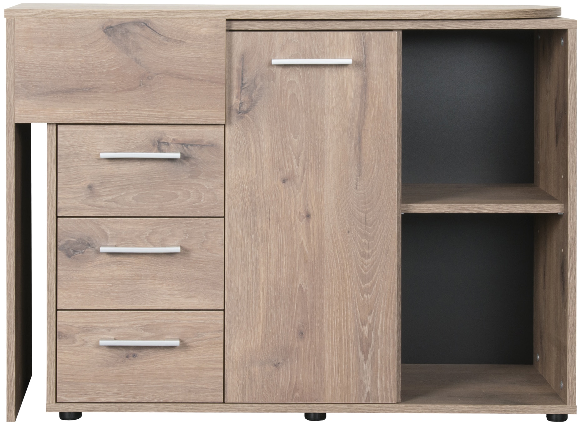 VOGL Möbelfabrik Schreibtisch »1246 mit schwenkbarer Tischplatte«, platzsparend, Breite 98-149 cm, Made in Germany