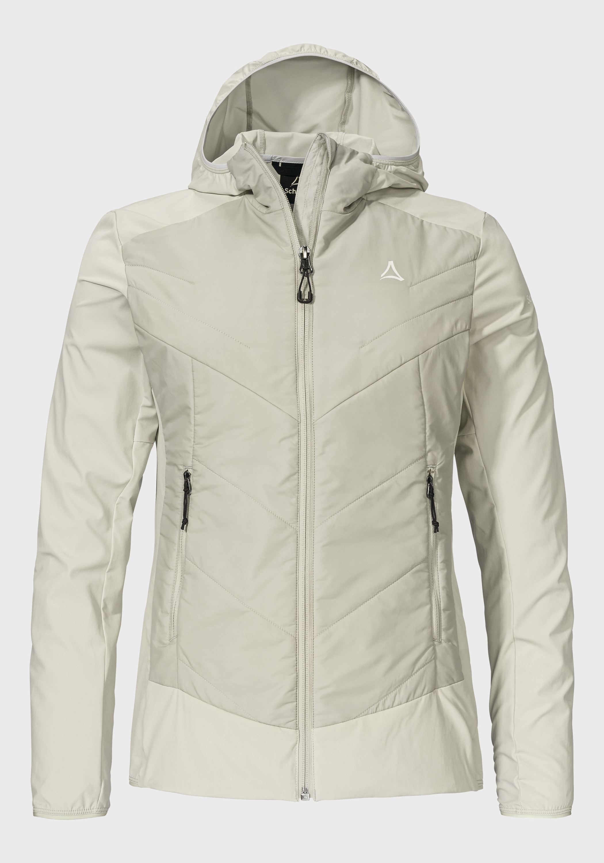 Schöffel Funktionsjacke »Hiking Hybrid Jk Style Blaueis WMS«, mit Kapuze