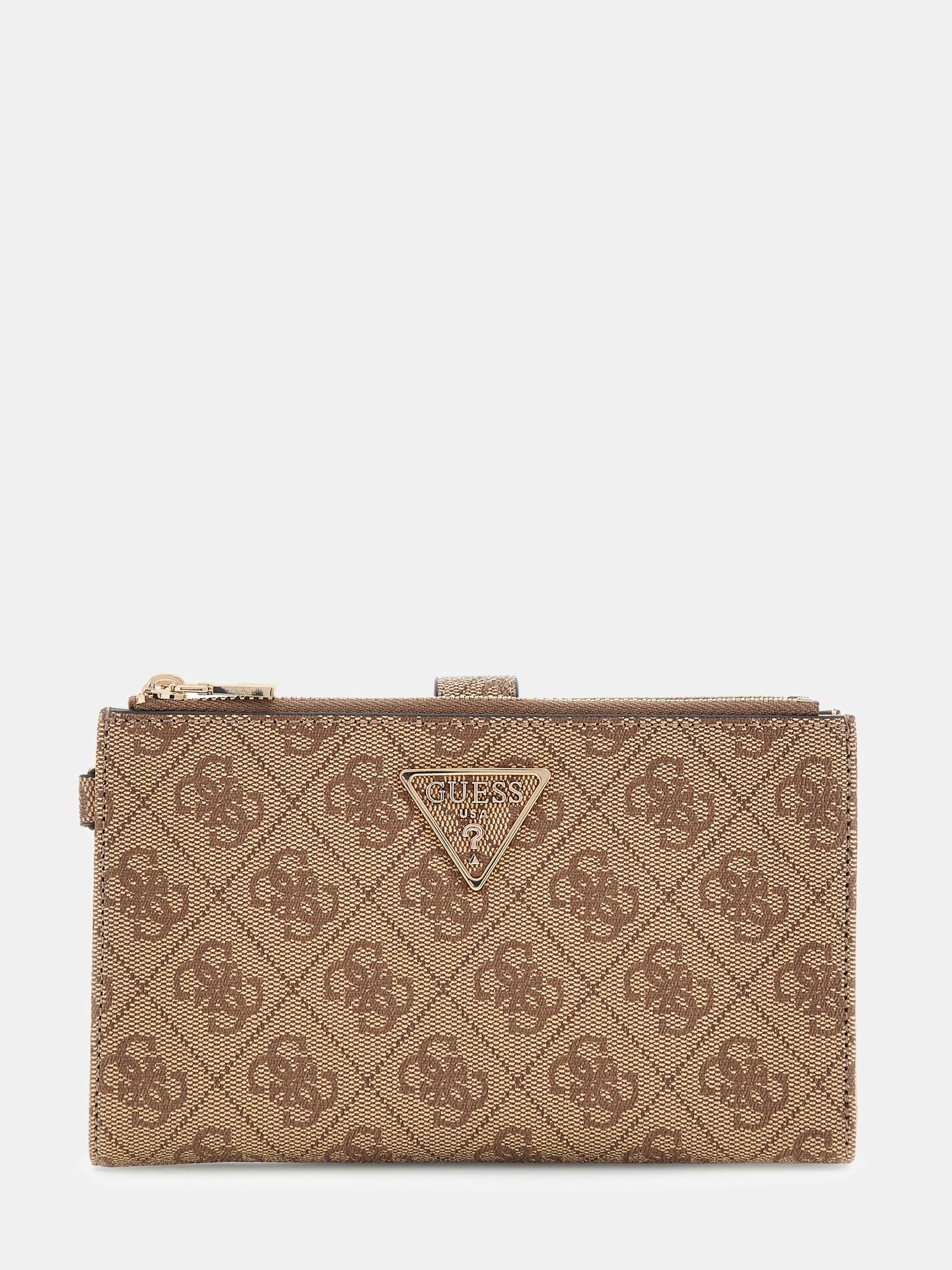 Guess Geldbörse »LAUREL II SLG DBL ZIP ORGNZR« Damen Geldbeutel, Portemonnaie mit zwei Zipperfächern