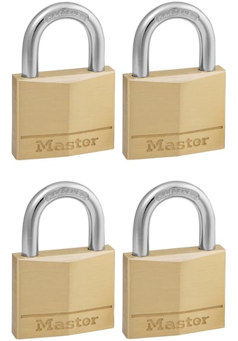 Master Lock Vorhängeschloss, (Set, 4 tlg.), Messing kaufen