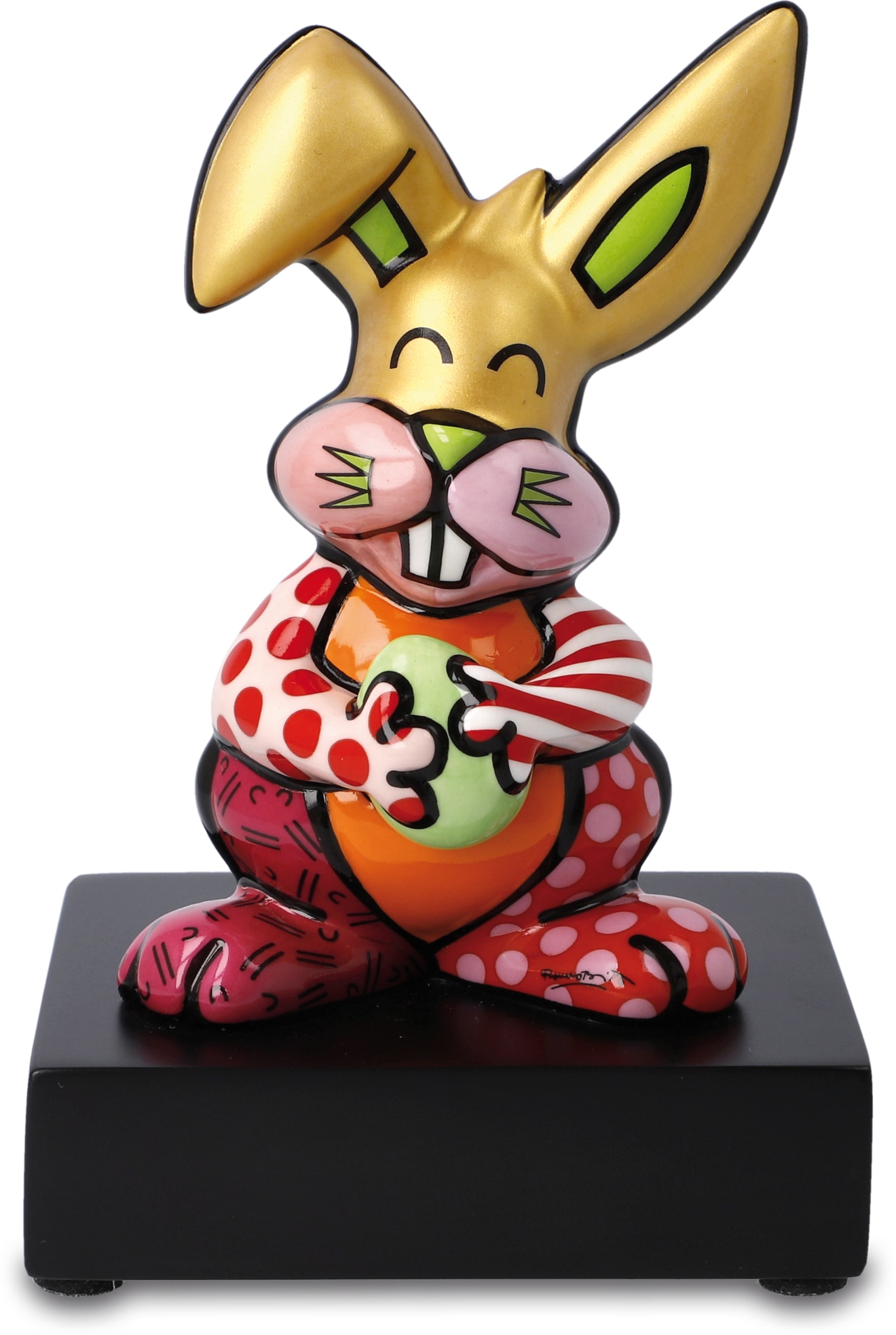 Sammelfigur »Figur Romero Britto - "Orange Rabbit"«