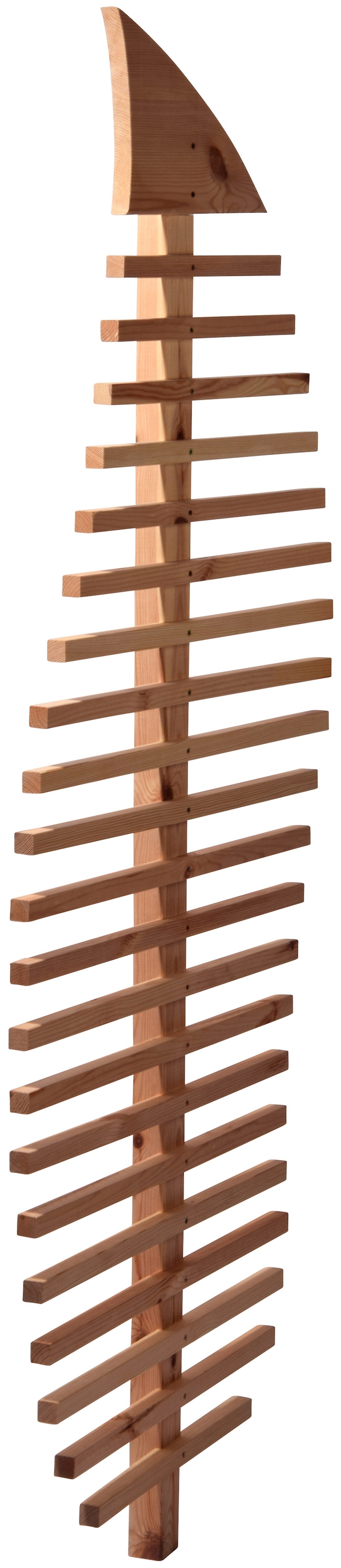 dobar Rankhilfe »Großes Design-Rankgerüst "Fraxinus-Blatt"« Rankhilfe 76x6,5x186cm, Metall-Erdspieß 7x7x75cm