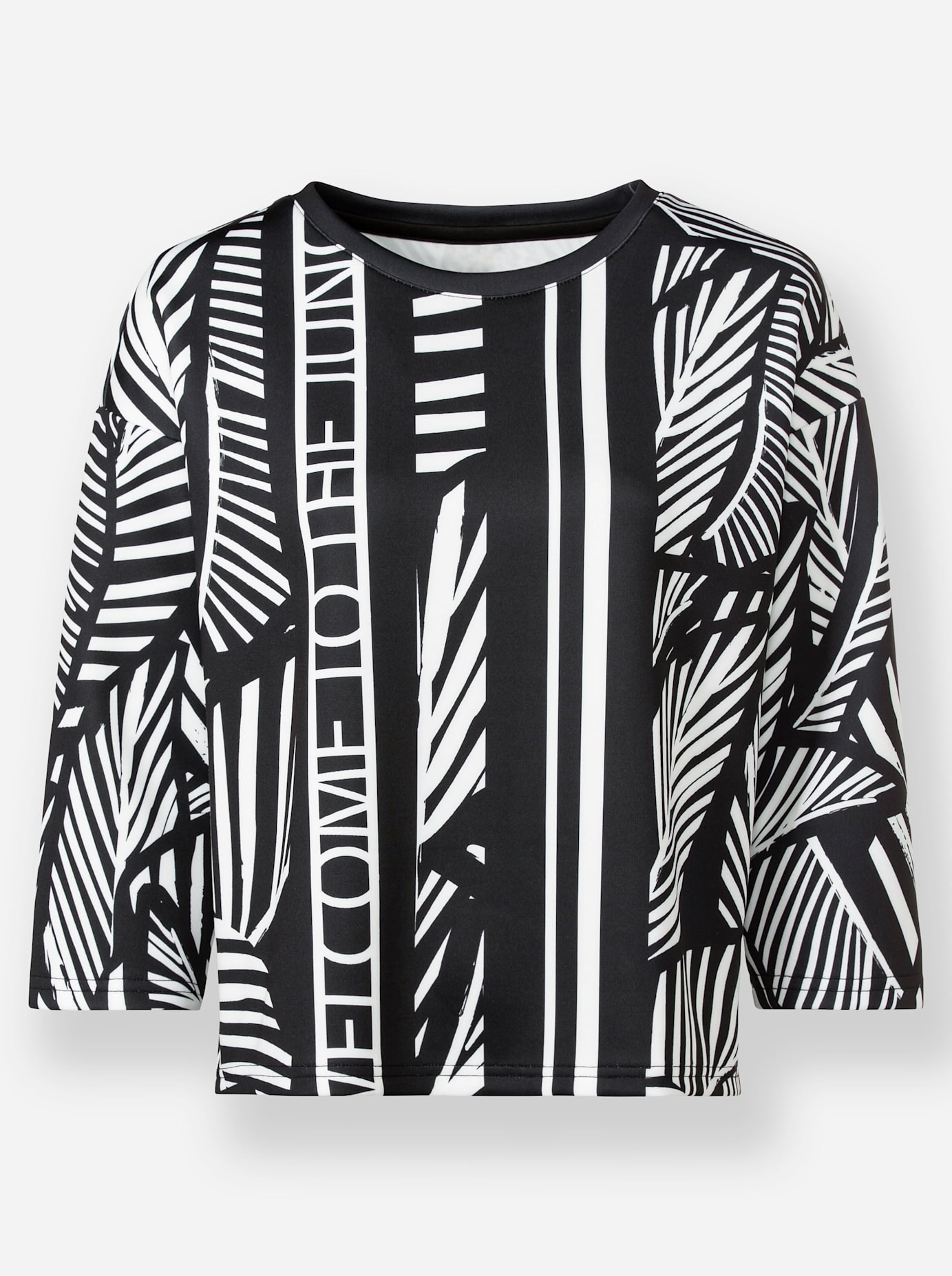 heine 3/4-Arm-Shirt »Druck-Shirt«, (1 tlg.)