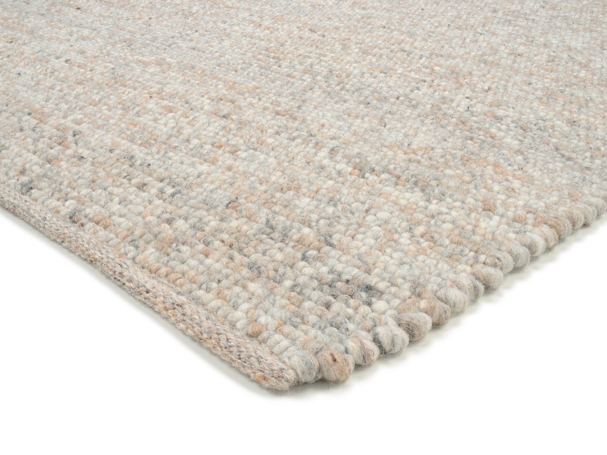 OCI DIE TEPPICHMARKE Teppich »FAVORIT«, rund, 12 mm Höhe, Handweb-Teppich aus Indien, handgewebt, hochwertig verarbeitet