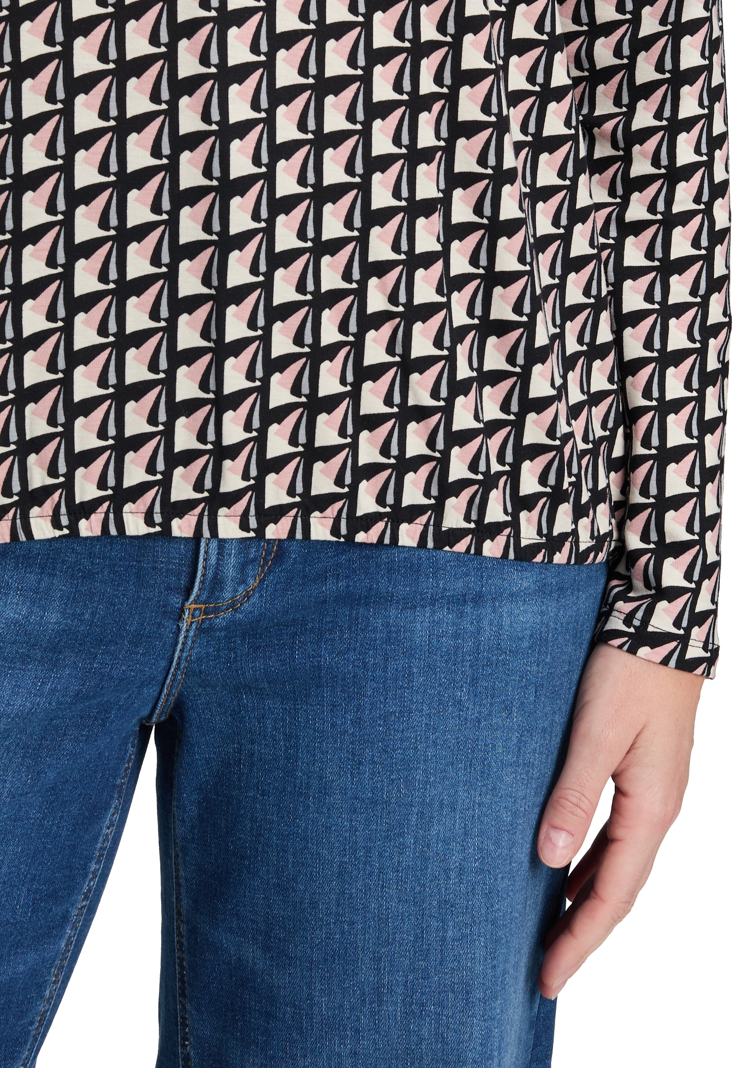 Betty Barclay Langarmshirt »Blusenshirt mit Print«