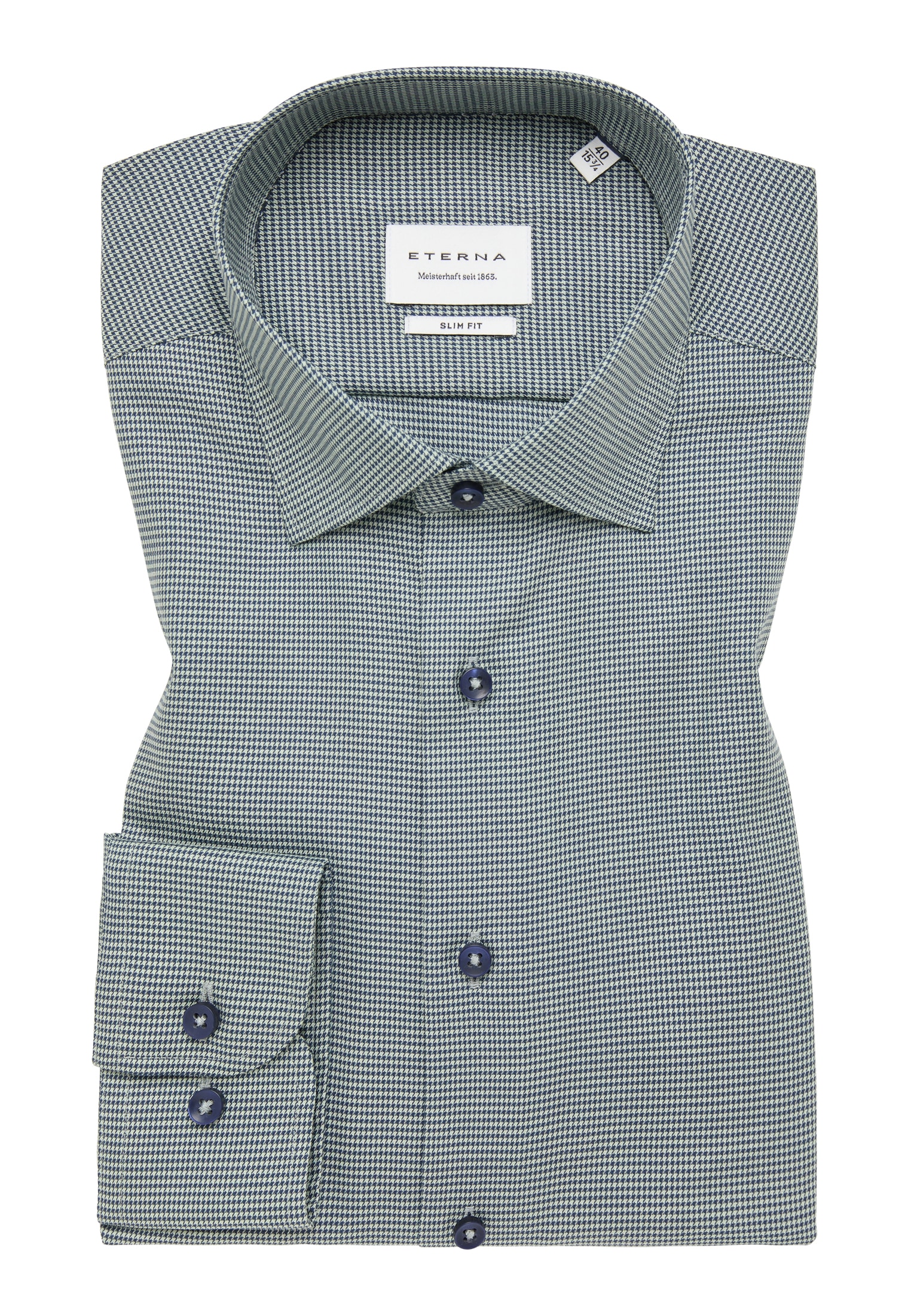 Eterna Langarmhemd »SLIM FIT« NON IRON (bügelfrei)