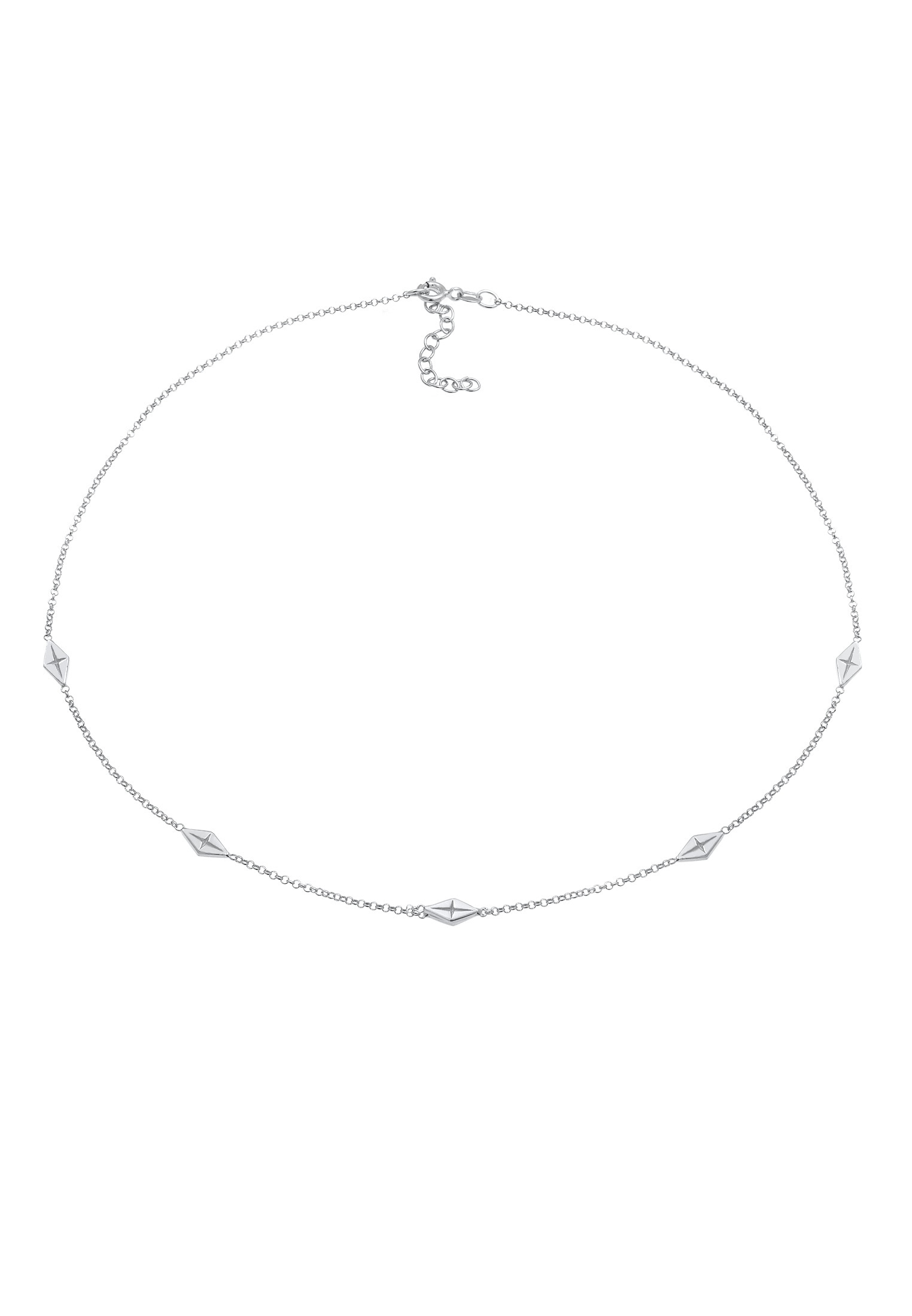 Elli Choker »Halskette Choker Raute Geo 925 Sterling Silber«