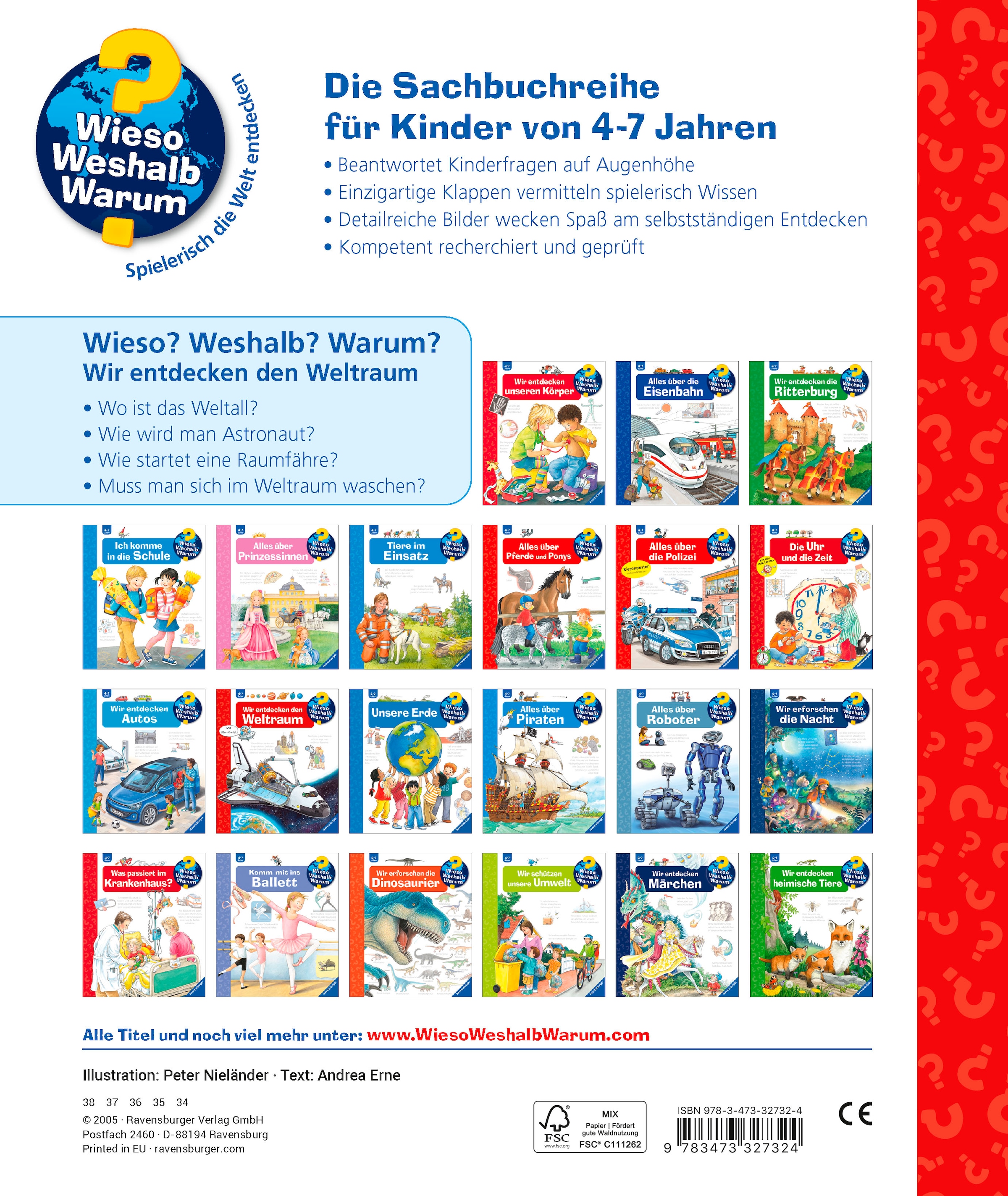Ravensburger Buch »Wieso? Weshalb? Warum?, Band 32: Wir entdecken den Weltraum«