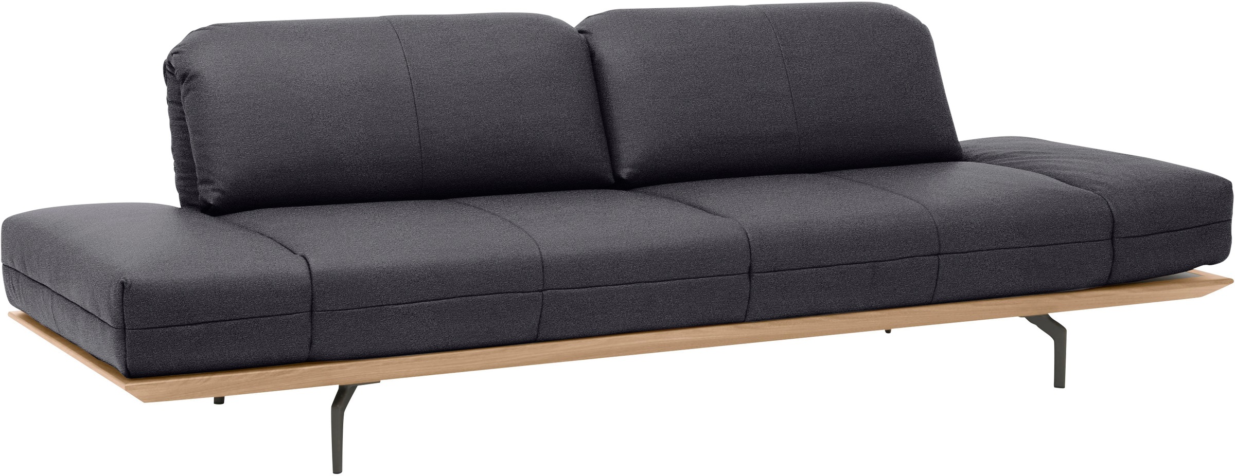 Creation BY ROLF BENZ 3-Sitzer »CR.420, Designsofa, Loungesofa«, in 2 Qualitäten, Holzrahmen in Eiche Natur oder Nußbaum, Breite 232 cm