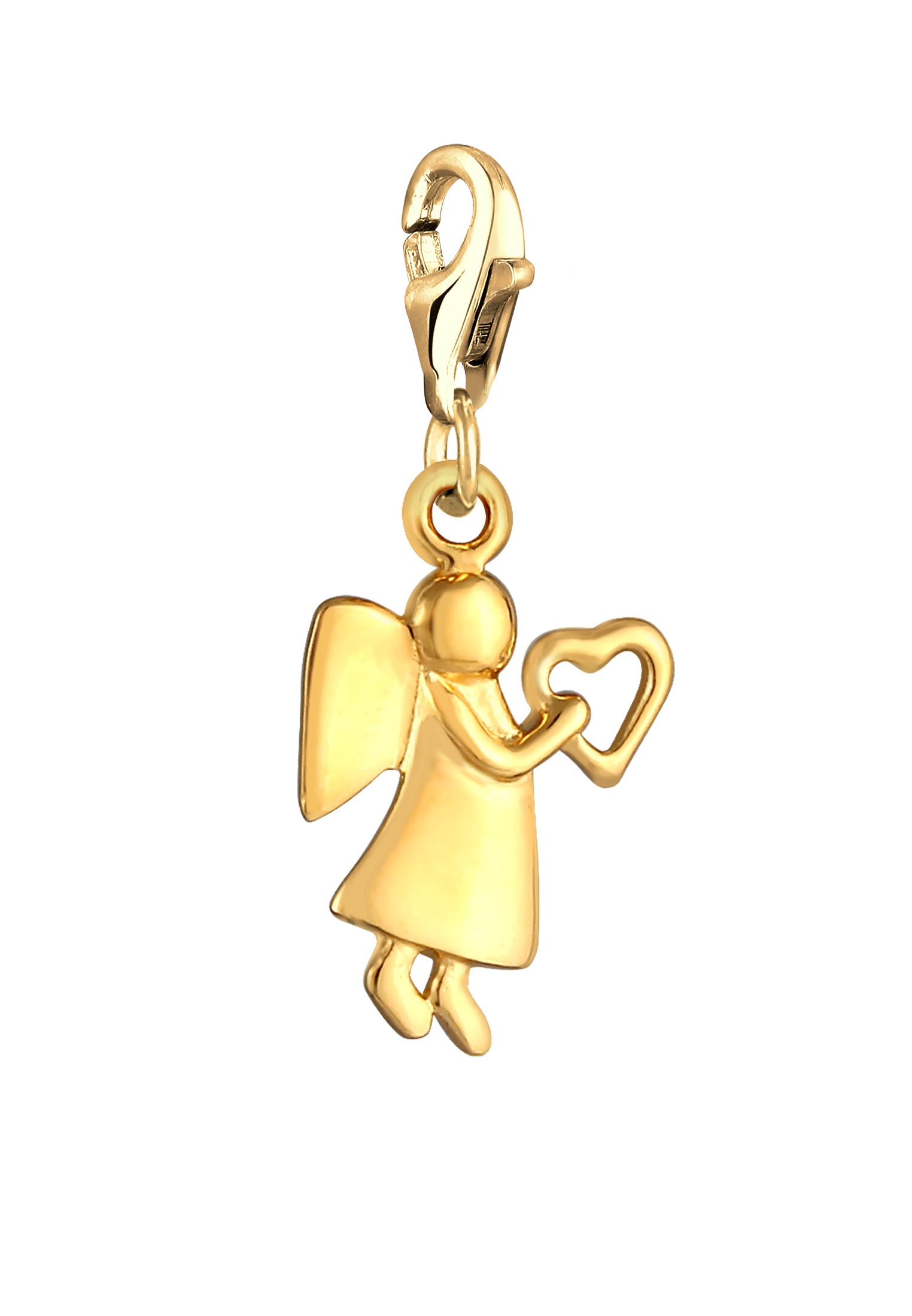 Elli Charm Engel »Charm Schutzengel Herz Talisman Glücksbringer 925 Silber«