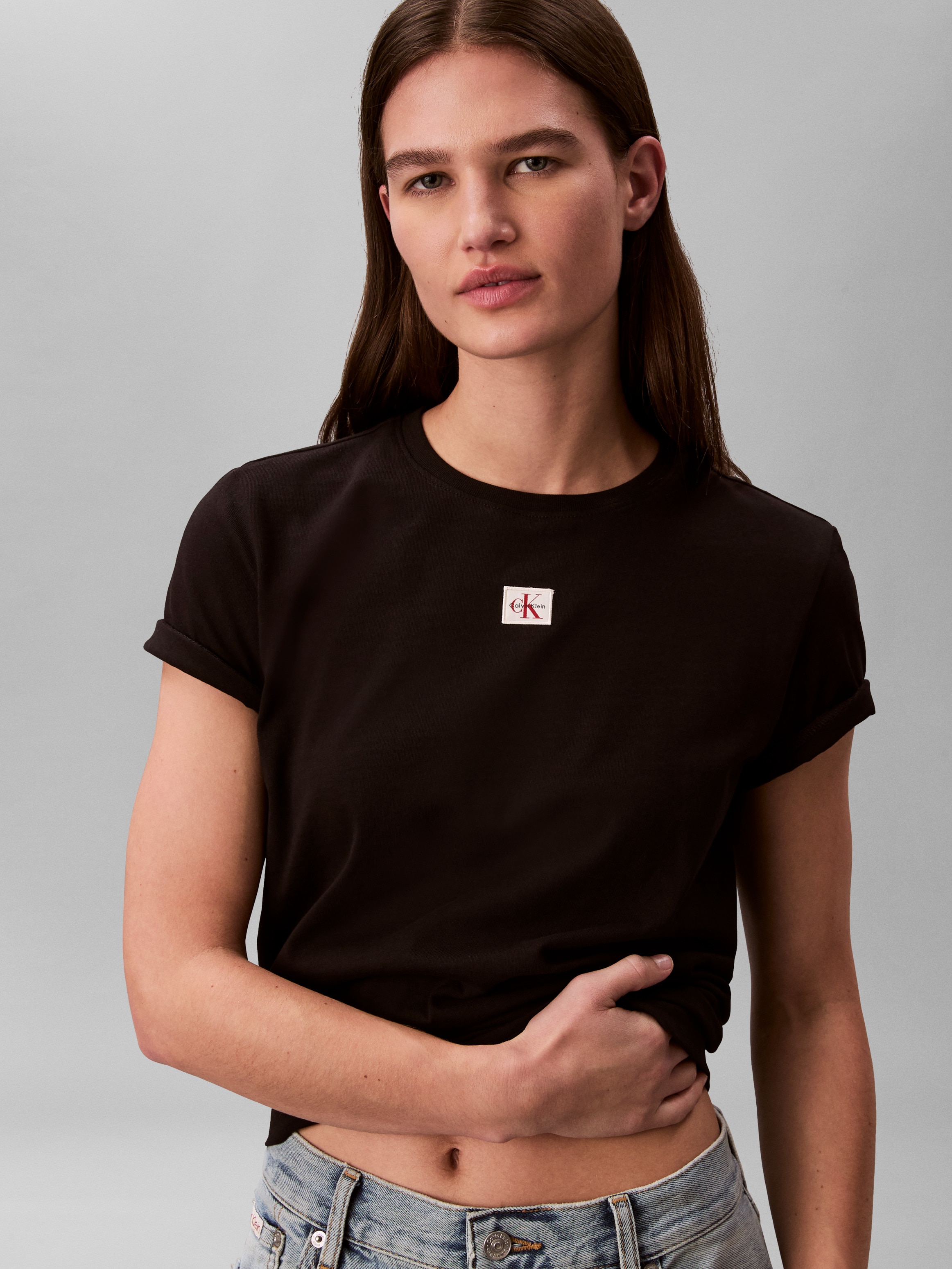 Calvin Klein Jeans T-Shirt Regular fit mit Rundhalsausschnitt