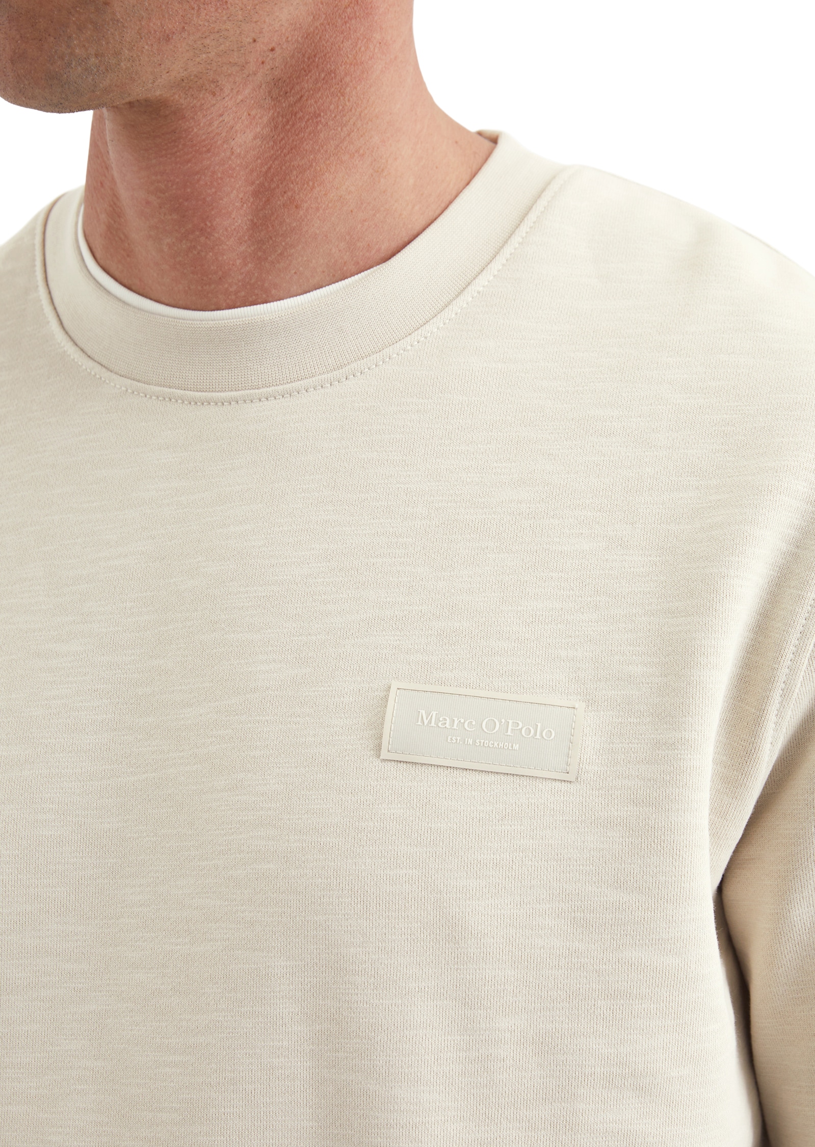 Marc O'Polo Sweatshirt, mit leicht unregelmäßiger Slub-Sweat-Struktur