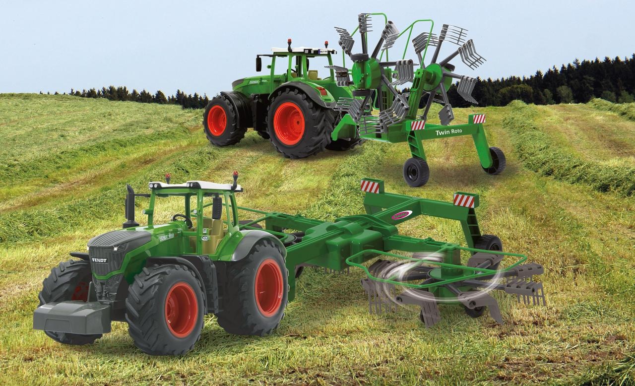 Jamara Spielfahrzeug-Anhänger »Schwader Twin Roto für Fendt 1050«, für RC-Traktor