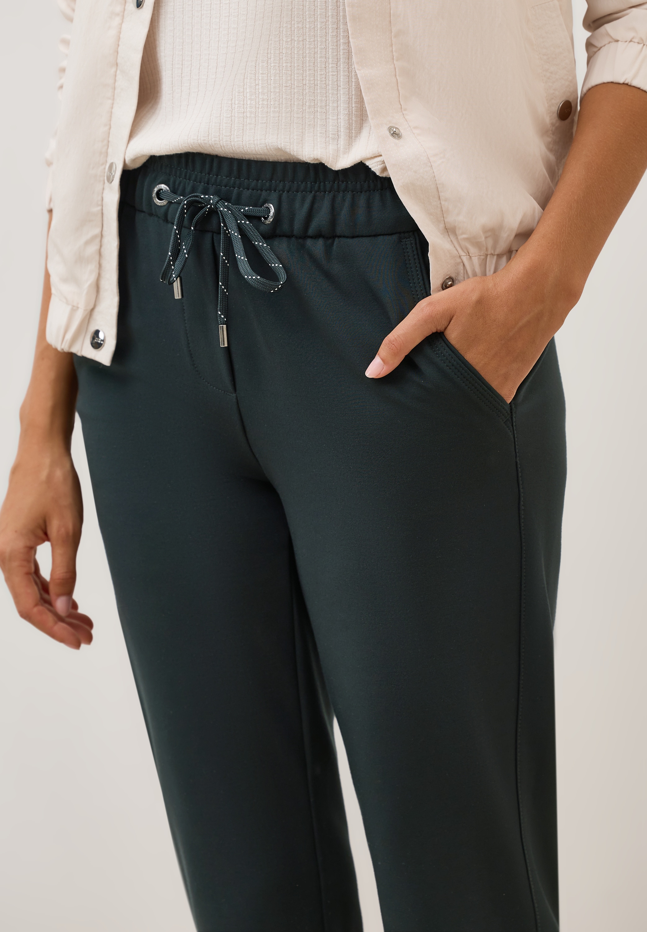 Cecil Stoffhose »Style Tracey«, mit elastischem Bund und Tunnelzug
