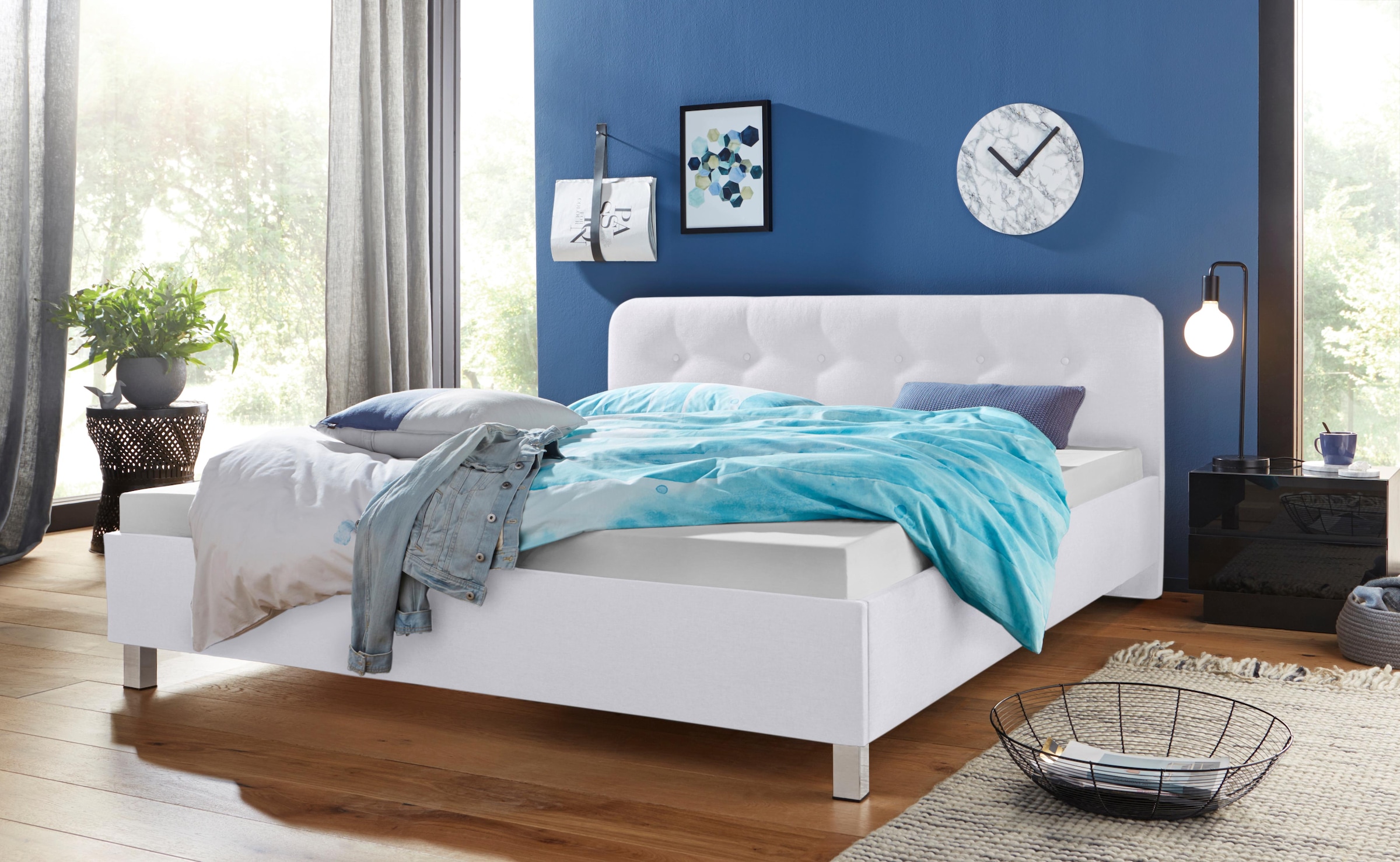 Westfalia Schlafkomfort Polsterbett »Vulkan« in diversen Ausführungen in weiß, Größe Liegefläche B/L: 180 cm x 200 cm