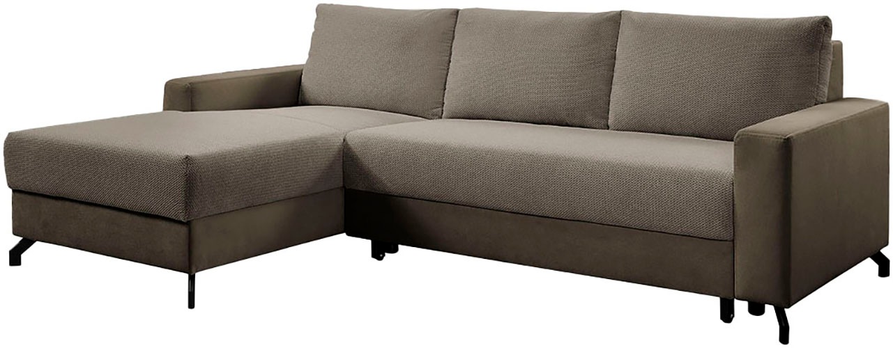 exxpo - sofa fashion Ecksofa, wahlweise mit Bettfunktion, Bettkasten