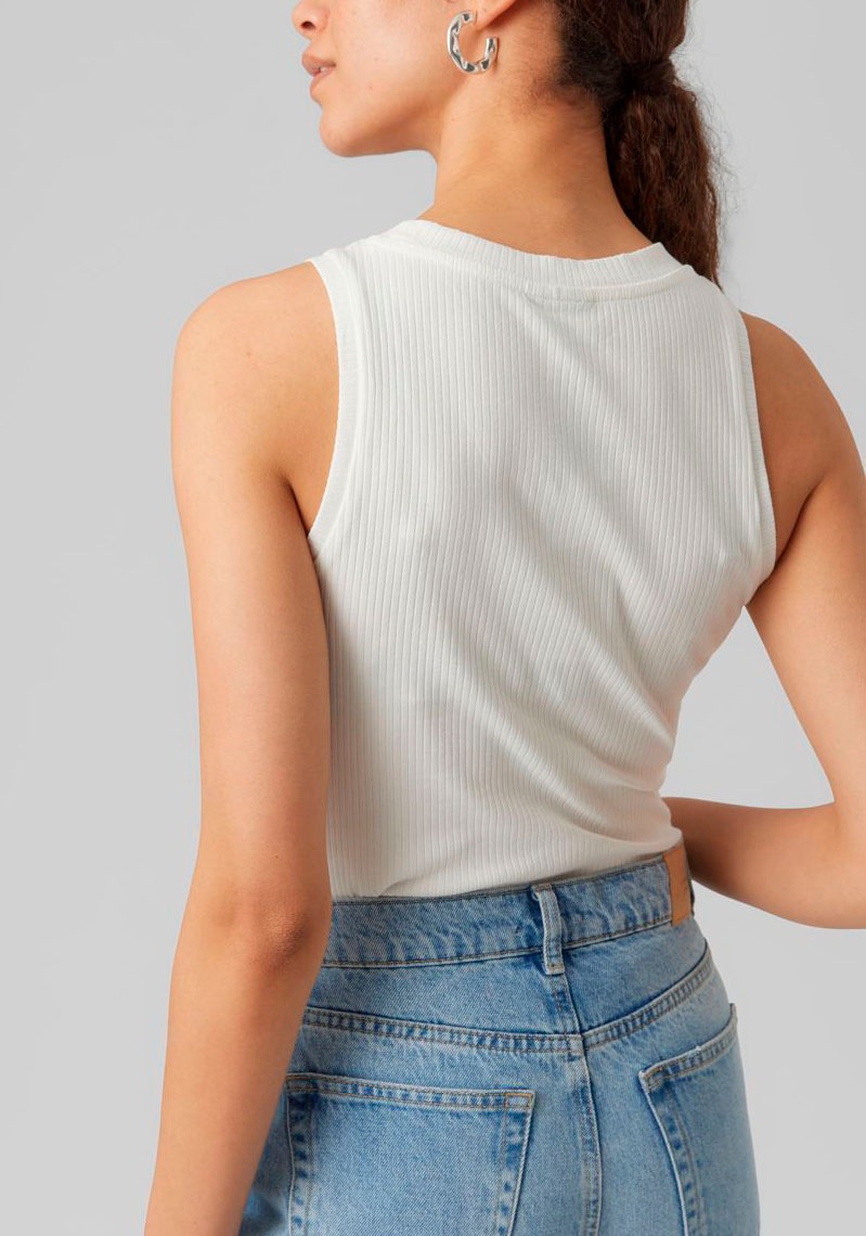 Vero Moda Tanktop »VMLAVENDER SL TOP VMA JRS NOOS«, mit Rundhalsausschnitt