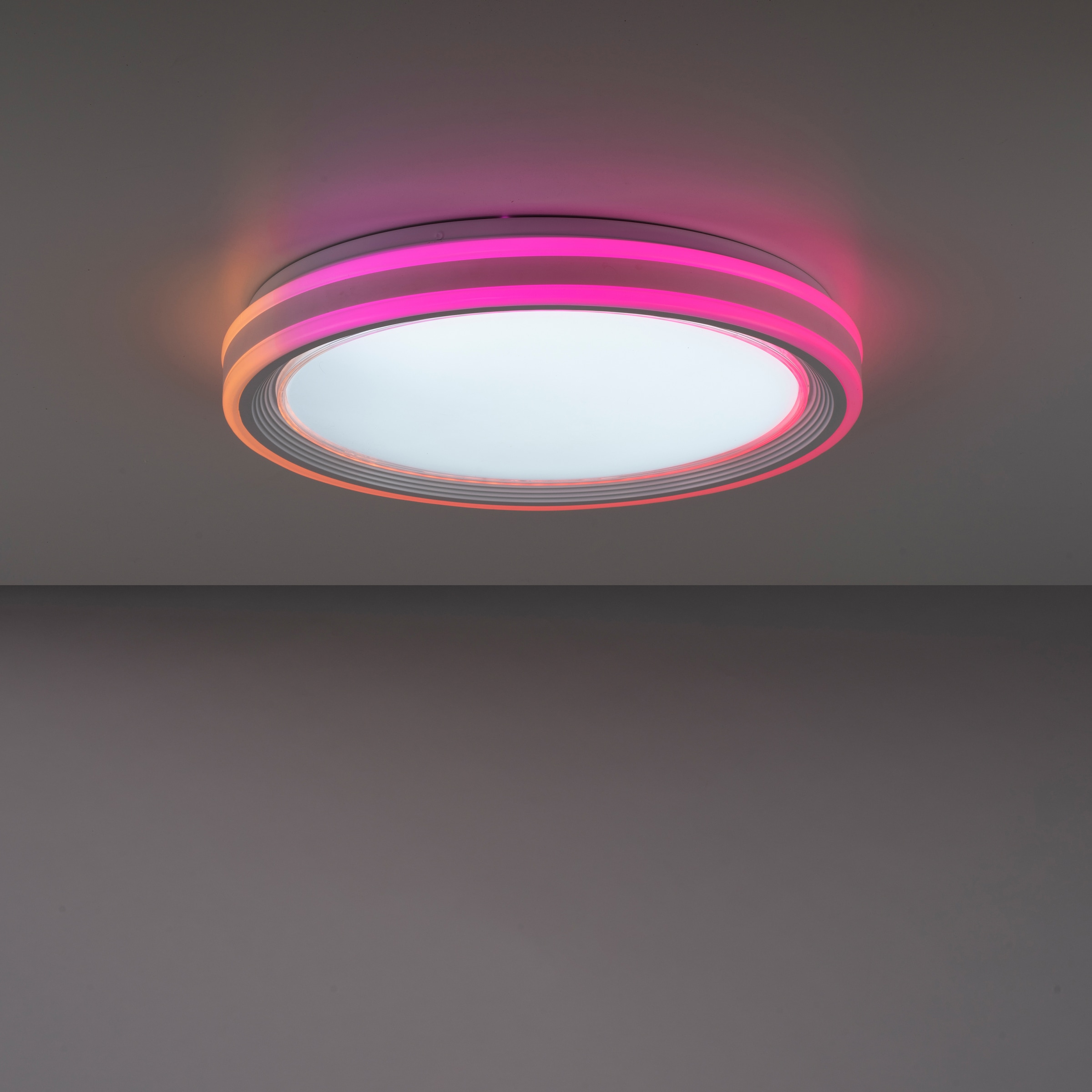 my home Deckenleuchten »Danna«, Leuchtmittel LED-Modul | LED fest integriert, CCT 2700-6500K, RGB-Rainbow, mit Fernbedienung Deckenlampe