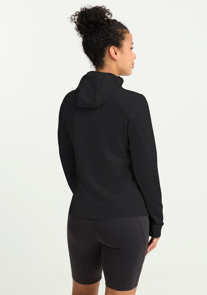 Jack Wolfskin Fleecejacke »LITESTRIDE HOODED FZ W« mit Kapuze atmungsaktiv, leicht, Übergangsjacke