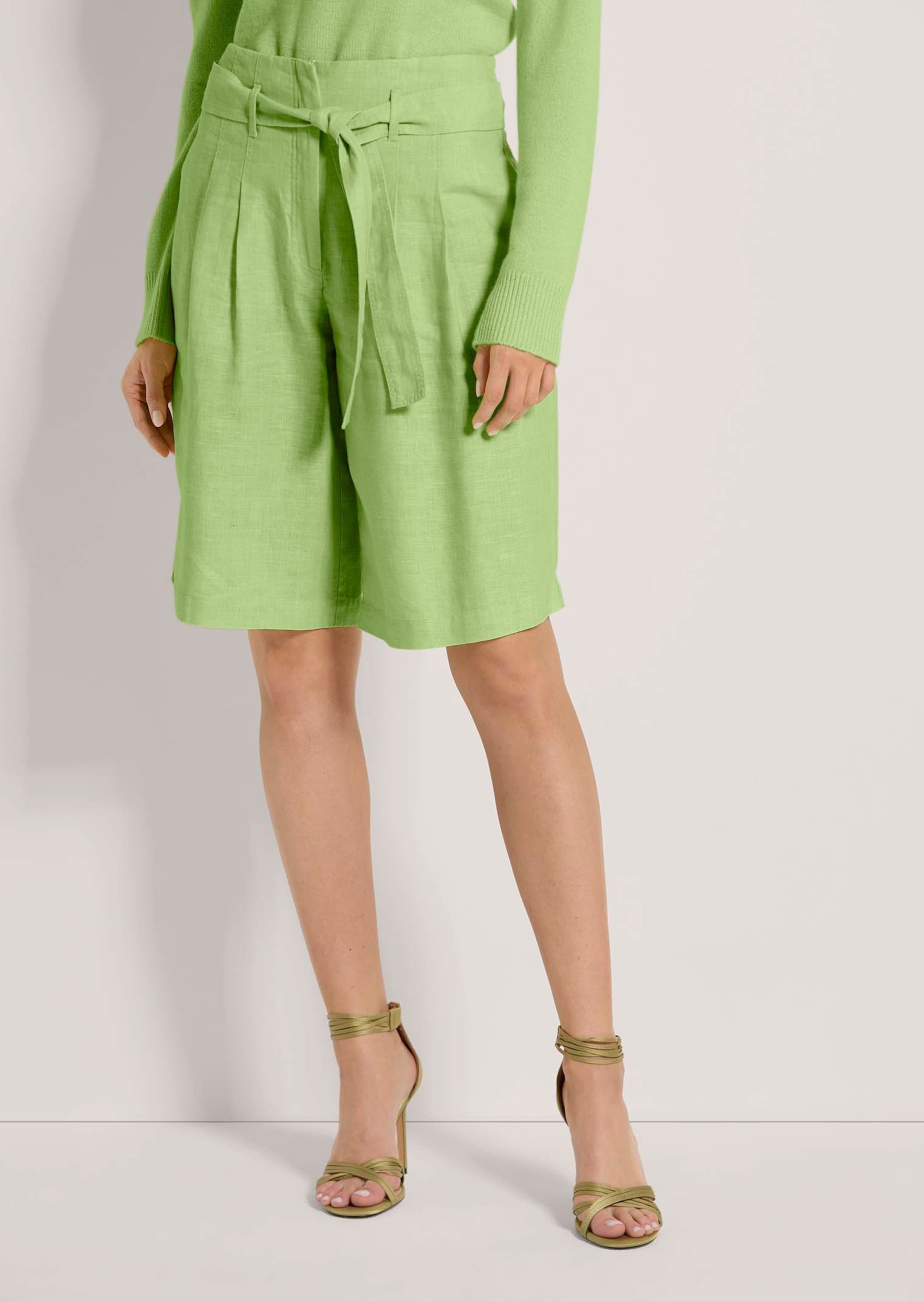 MADELEINE Bermudas »Bermuda Highwaist-Bermudas aus Leinen«