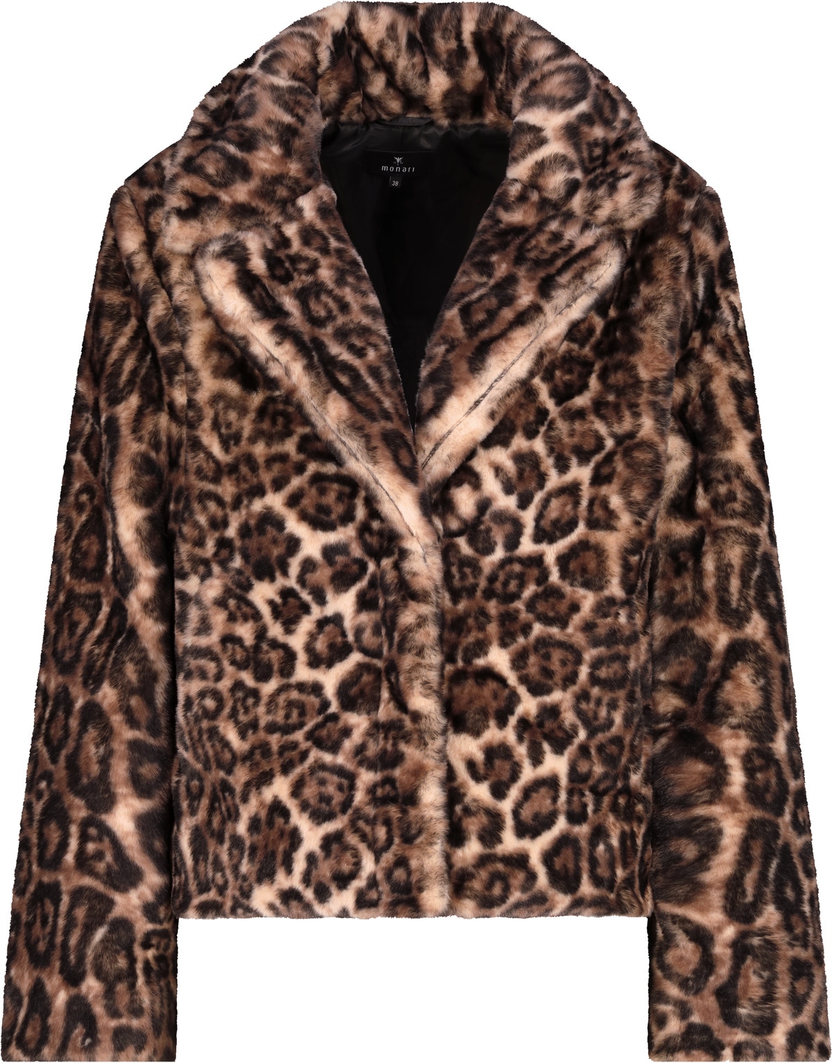 Monari Fellimitatjacke ohne Kapuze Regular fit mit Reverskragen