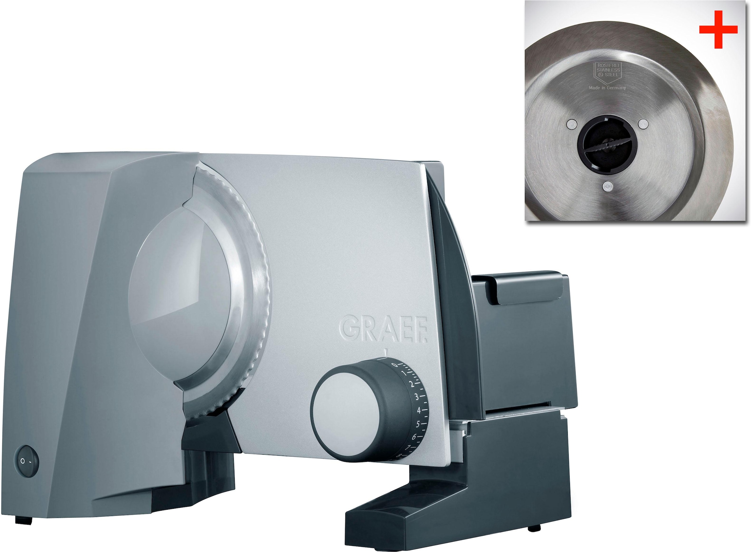 Graef Allesschneider »G52 TWIN,  grau« 170 W Gratis Schinkenmesser im Wert von 34,99€ UVP