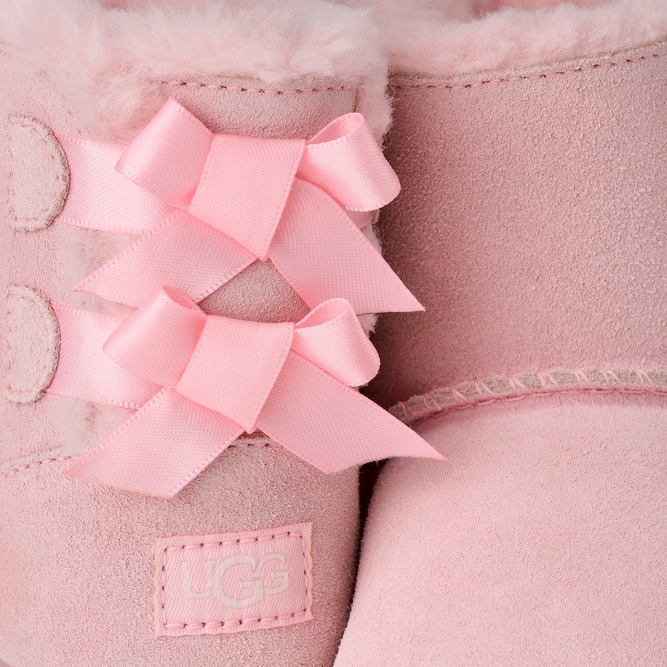 UGG Krabbelschuh »BABY BAILEY BOW«  Babyschuh, Hausschuh, Winterstiefel mit praktischem Klettverschluss