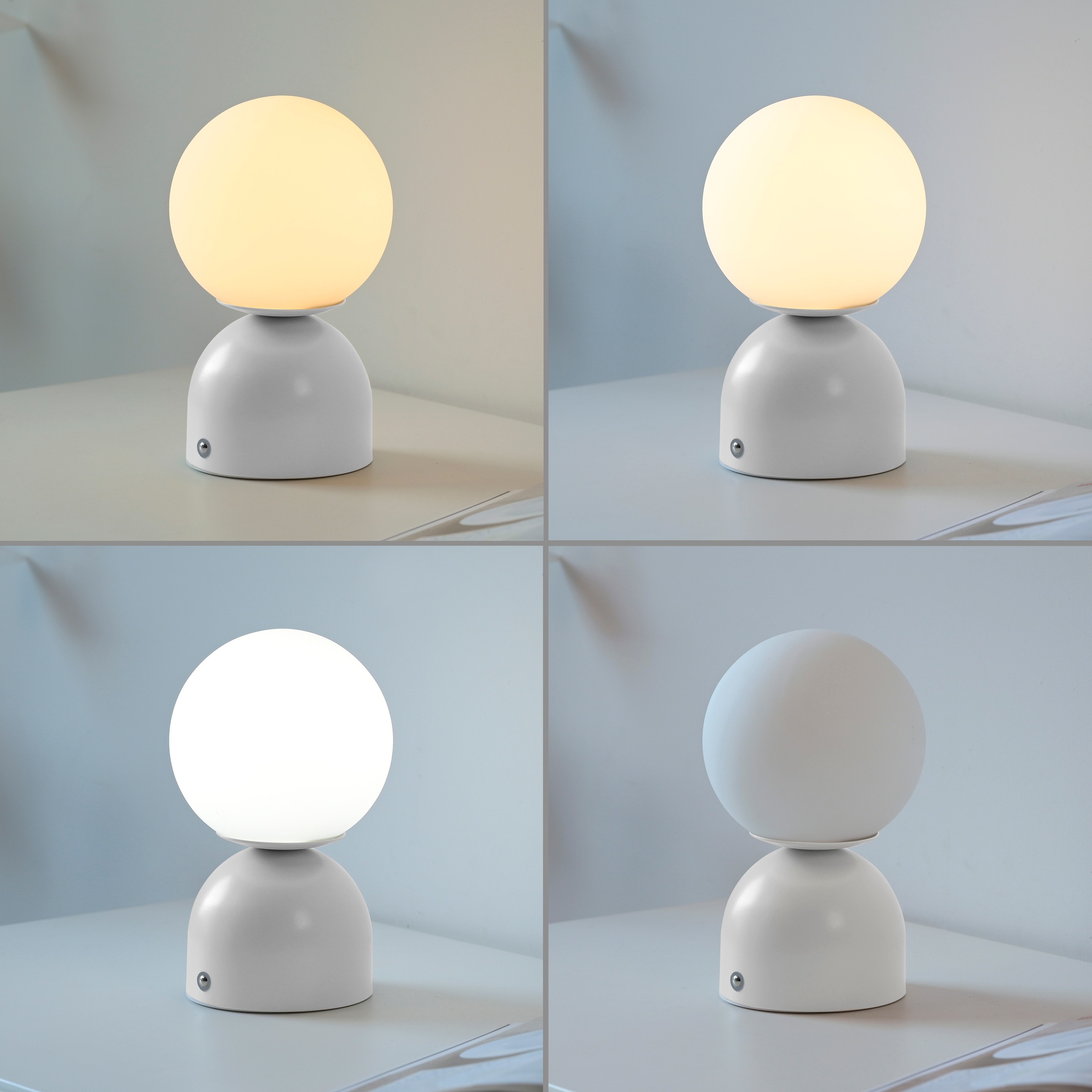 SCHÖNER WOHNEN-Kollektion LED Tischleuchte »RUDI« LED-Board 1 Stk. warmweiß - kaltweiß SCHÖNER WOHNEN Kollektion, CCT 3000-6000K, Touchdimmer, Memoryfunktion