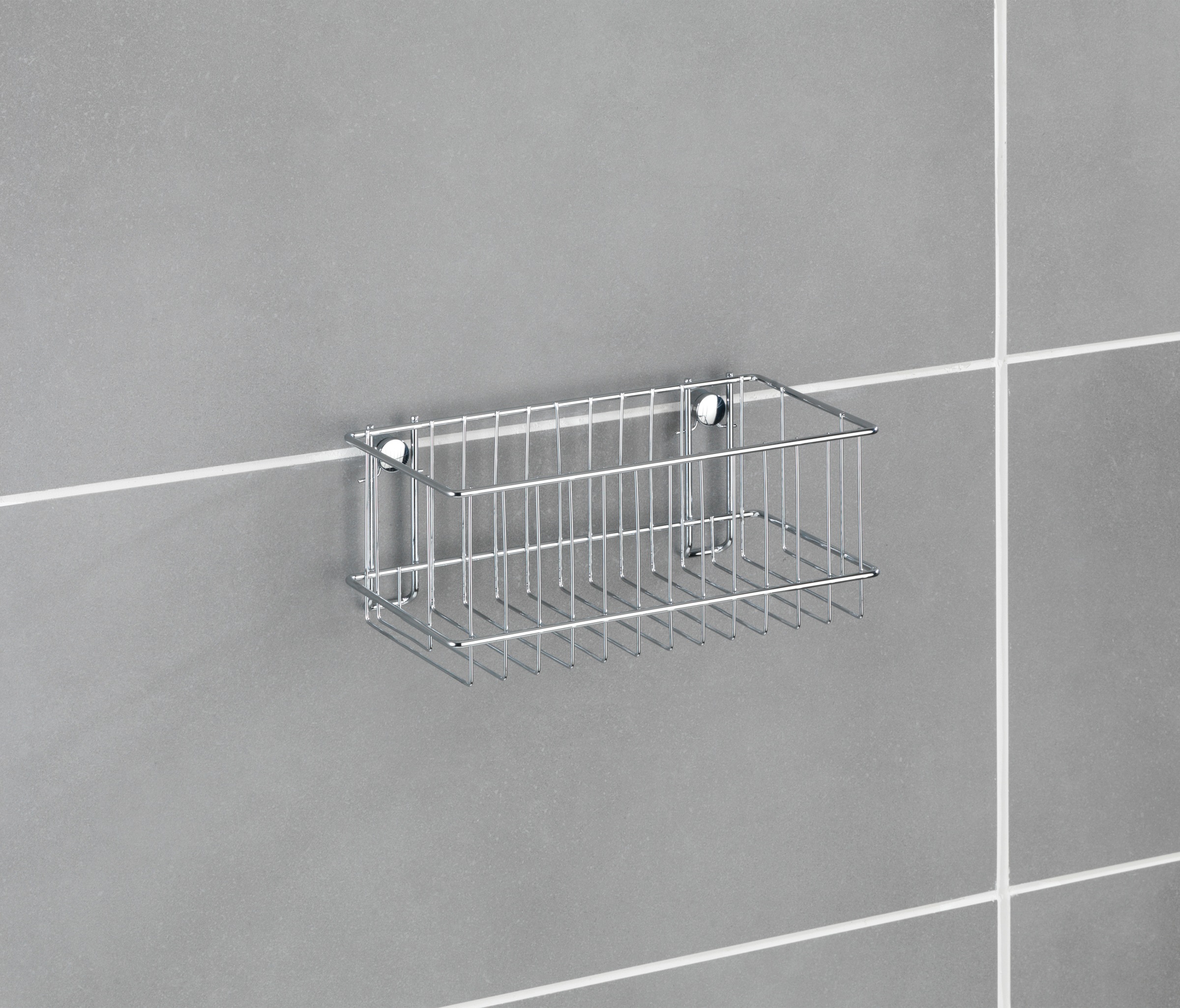 WENKO Badregal »Classic«, zur Wandmontage, aus verchromtem Stahl