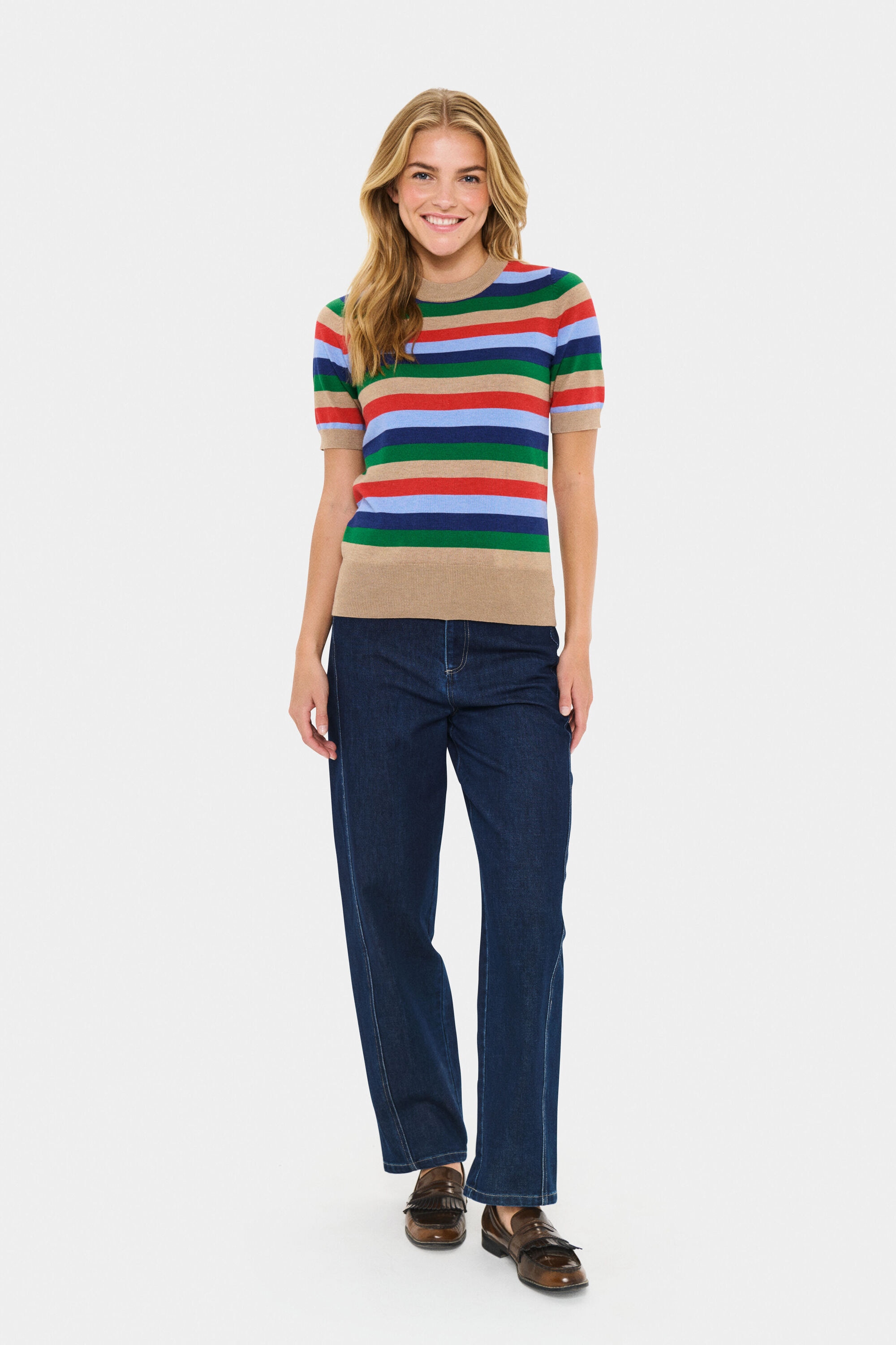 Saint Tropez Kurzarmbluse »Kurzarm-Bluse MiliaSZ«