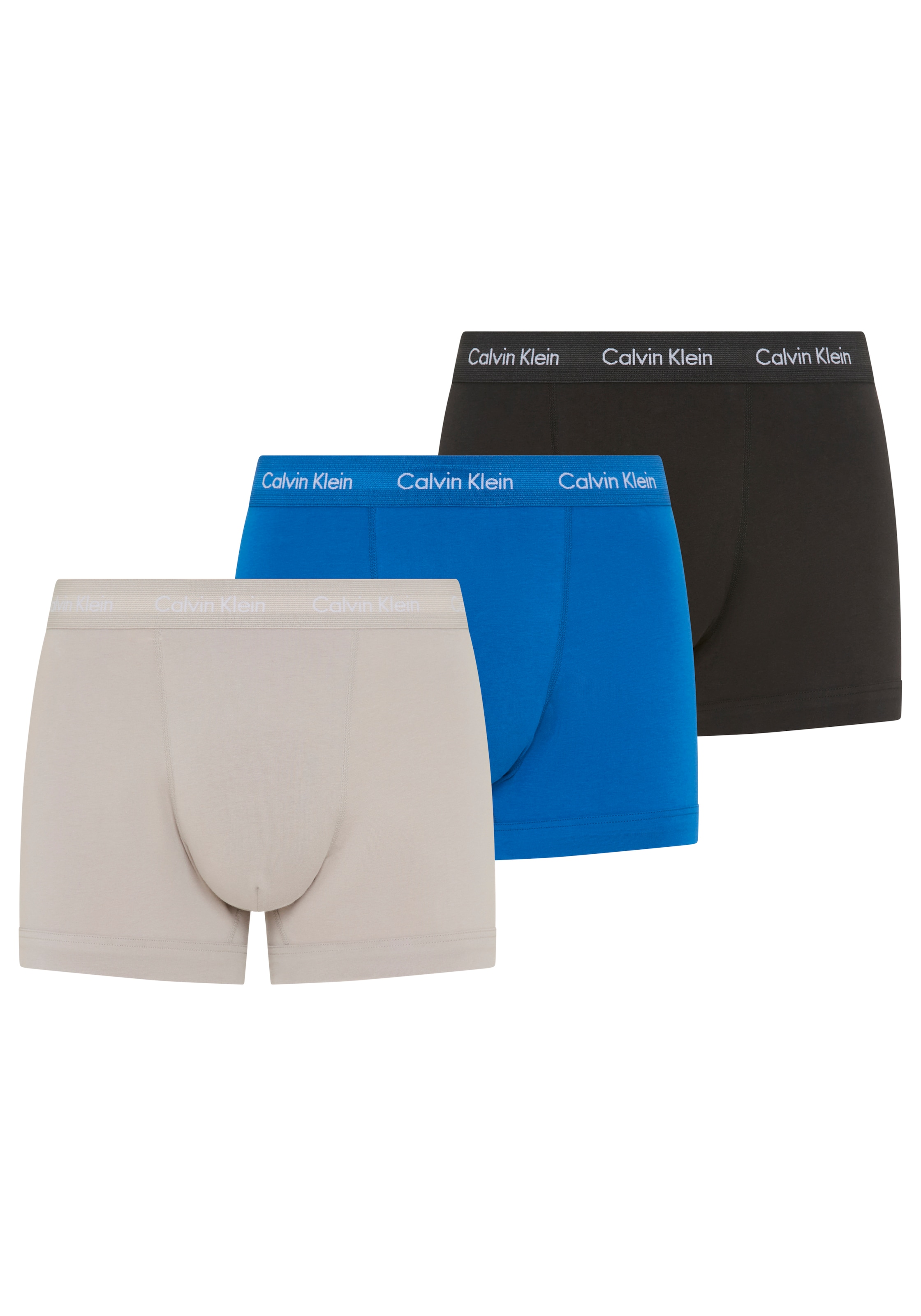 Calvin Klein Underwear Trunk »TRUNK 3PK« Packung, 3 Stk. mit Calvin Klein Logo-Elastikbund (3 Stück)