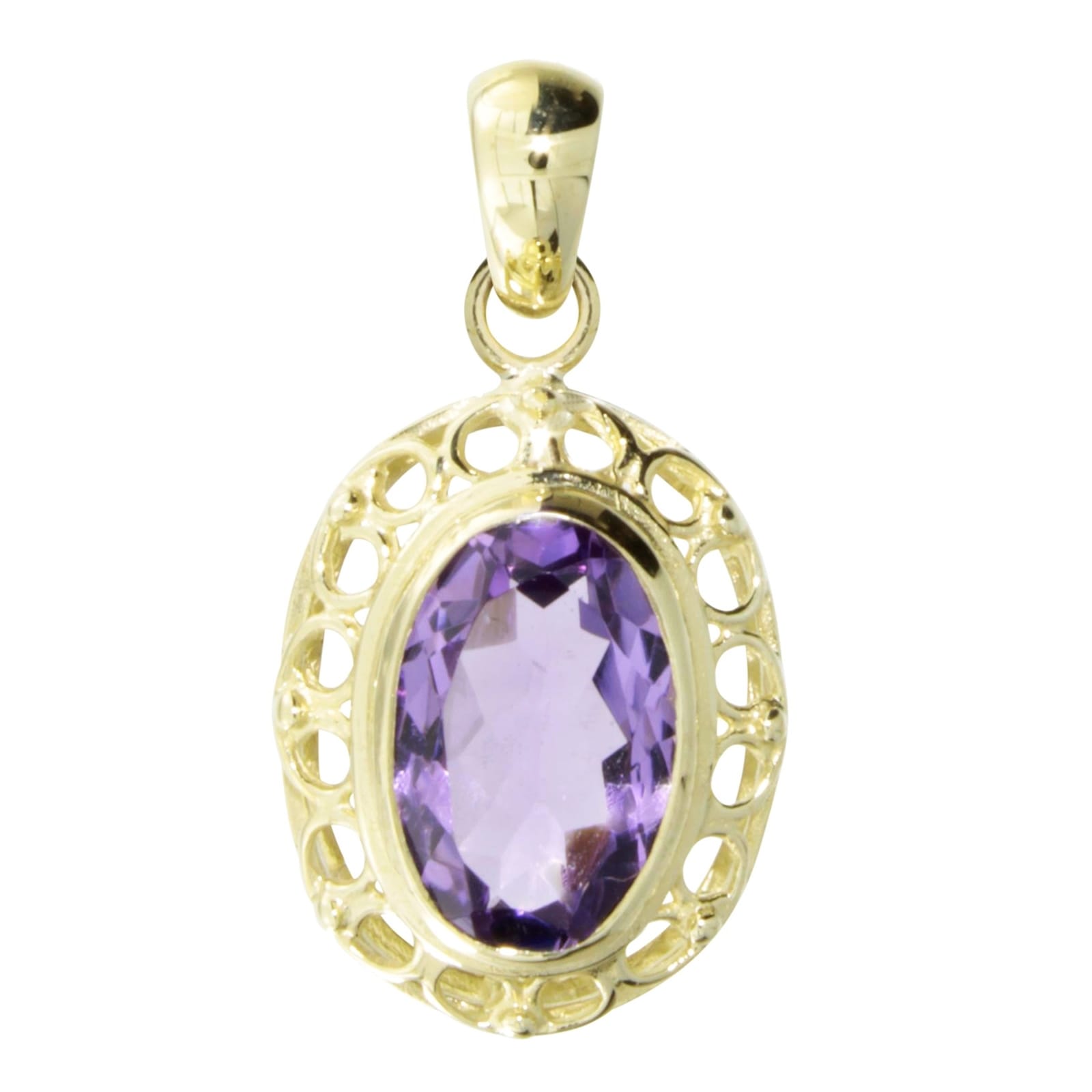 OSTSEE-SCHMUCK Kettenanhänger »- Vera - Gold 333/000 - Amethyst«
