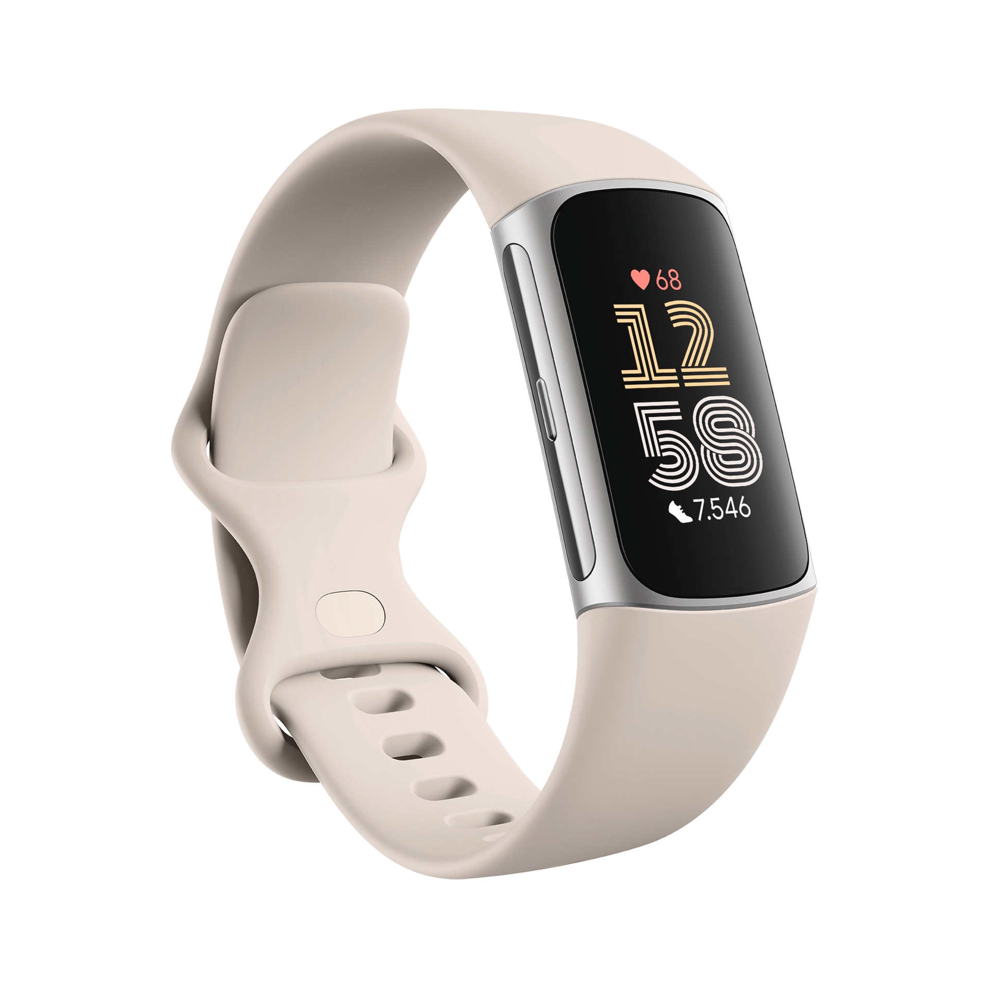 fitbit by Google Fitnessuhr »Charge 6«, Fitnesstracker GPS EKG SpO2 Google Wallet Maps Youtube Music)