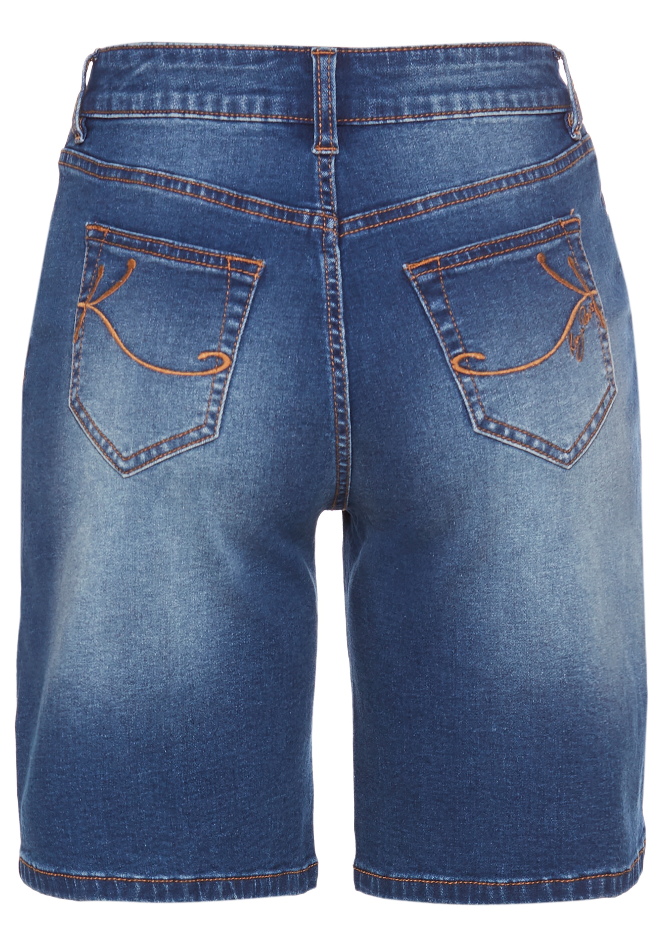KangaROOS Jeansbermudas, High Waist