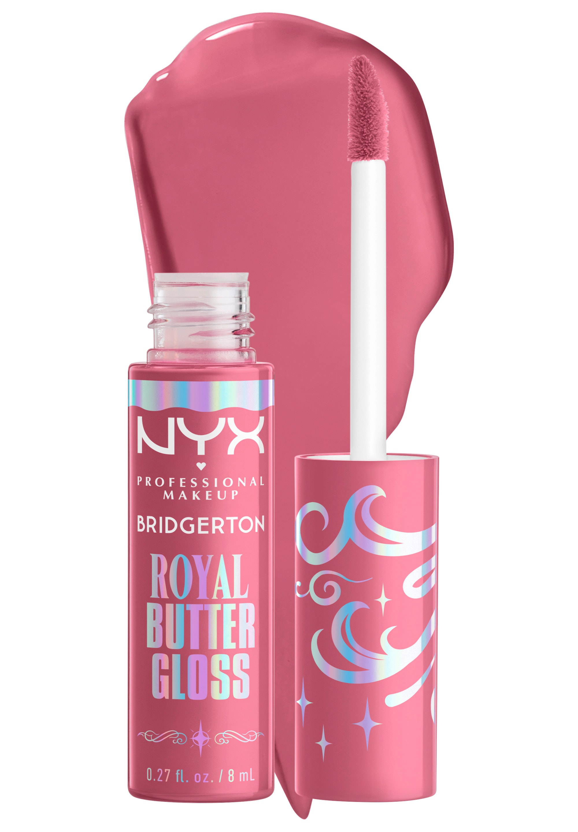 NYX Lipgloss »Bridgerton Royal Butter Lipgloss 1 Angel Food Cake«