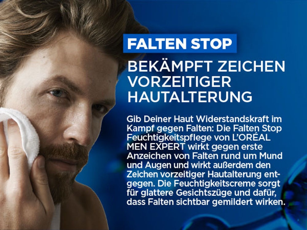 L'ORÉAL PARIS MEN EXPERT Feuchtigkeitscreme »L'Oréal Men Expert Anti-Falten Feuchtigkeitspflege«, besonders für das Gesicht geeignet