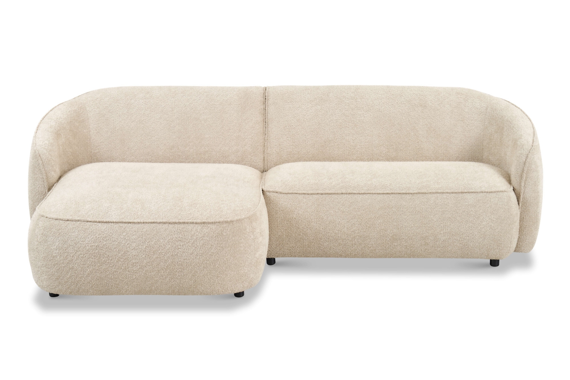 INOSIGN Ecksofa »Cosigo«, Breite 246 cm, 2 Chenille-Stoffe zur Auswahl, mit Kaltschaum