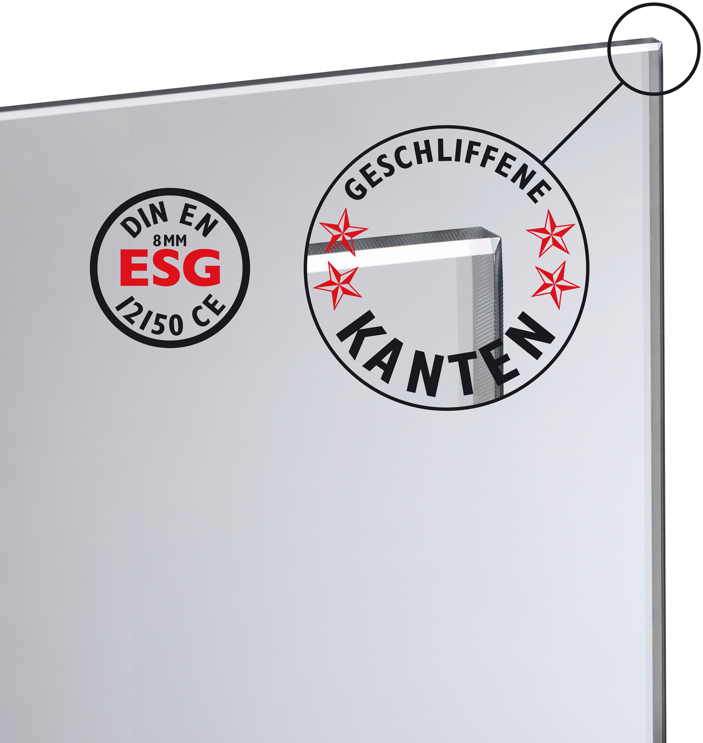 STAKET PRO Zaun Glaszaun, Gesamtlänge: 1,115 m, 2 Pfosten