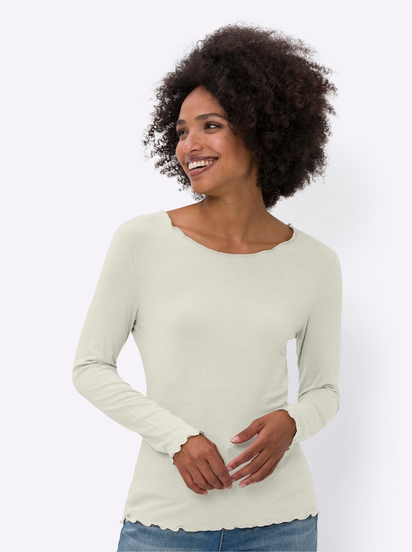 heine Langarmshirt »Doppelpack Shirts«, (2 tlg.)