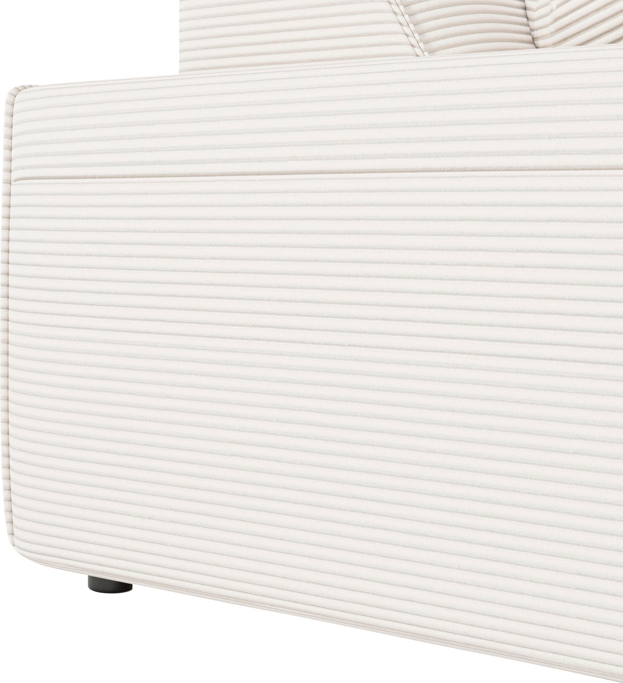 andas Ecksofa »Glimminge L-Form auch in Breitcord, Feincord + Easy care-Bezug,«, Breite 264, Zierkissen