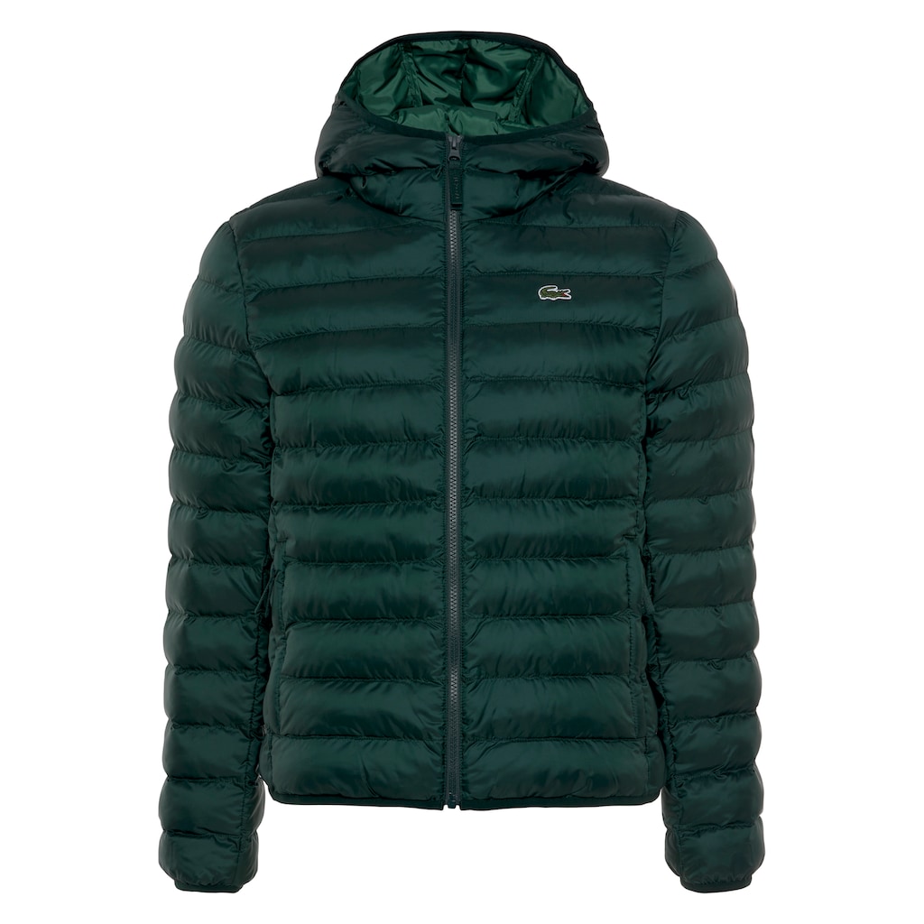 Lacoste Steppjacke, mit Kapuze