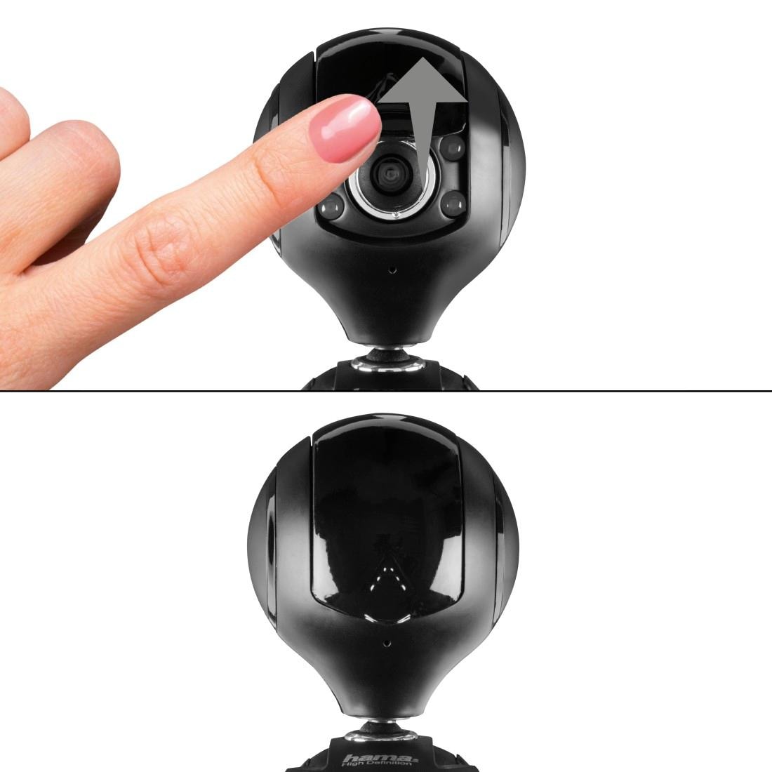 Hama Webcam »Webcam HD Qualität für Videotelefonie / Gespräche«, HD