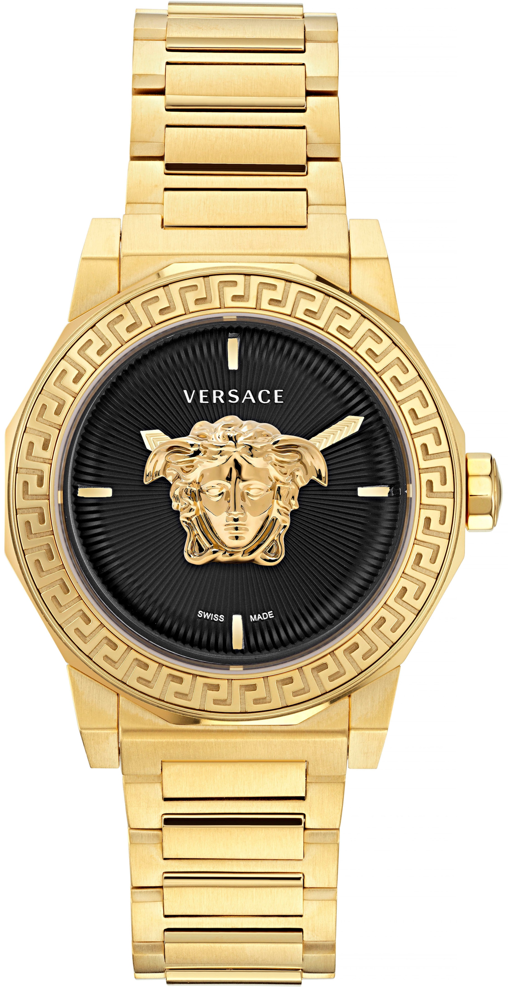 Versace Quarzuhr »MEDUSA DECO, VE7B00623«, Armbanduhr, Damenuhr, Saphirglas, Swiss Made