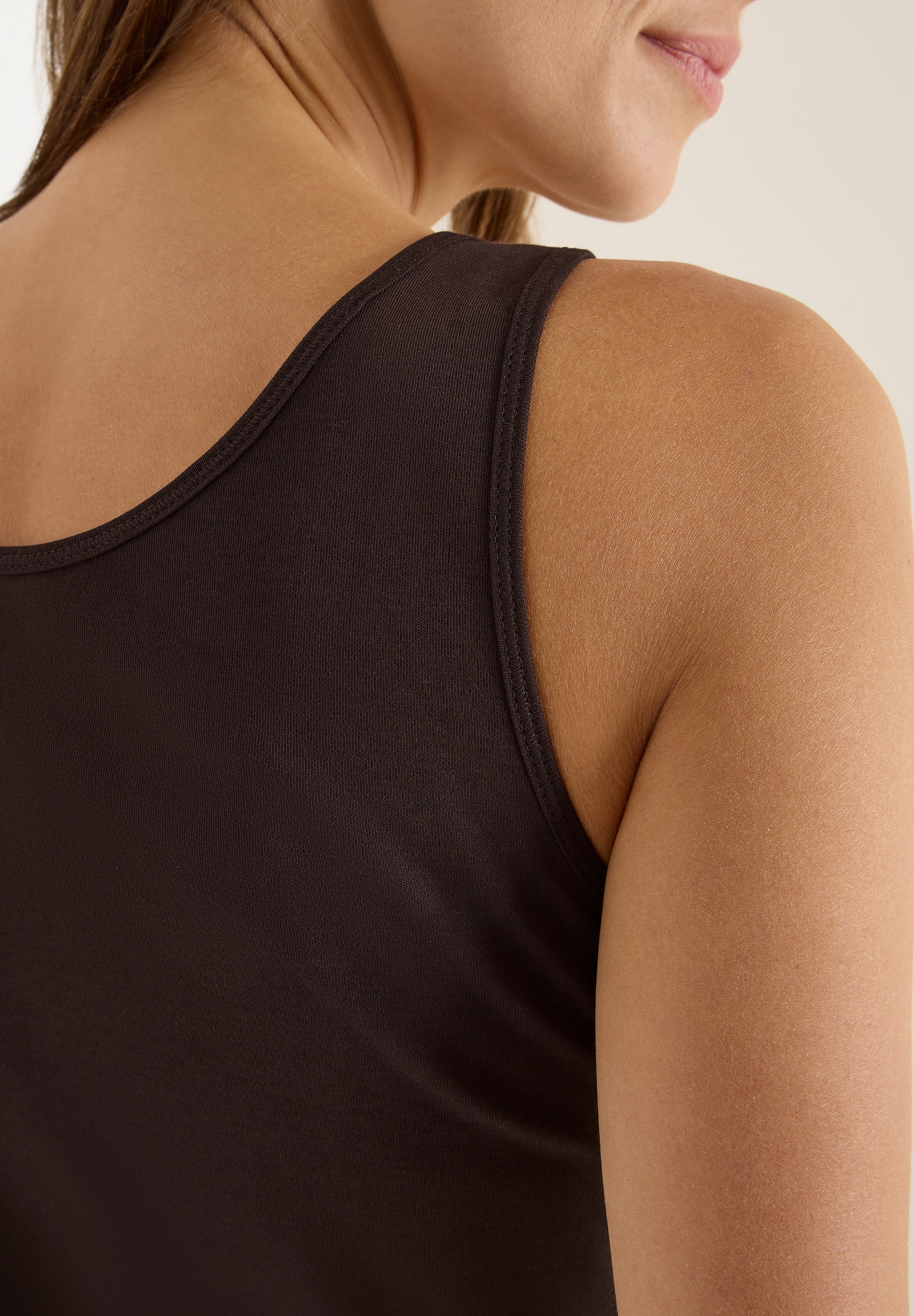 Cecil Shirttop »Style Linda« in Unifarbe